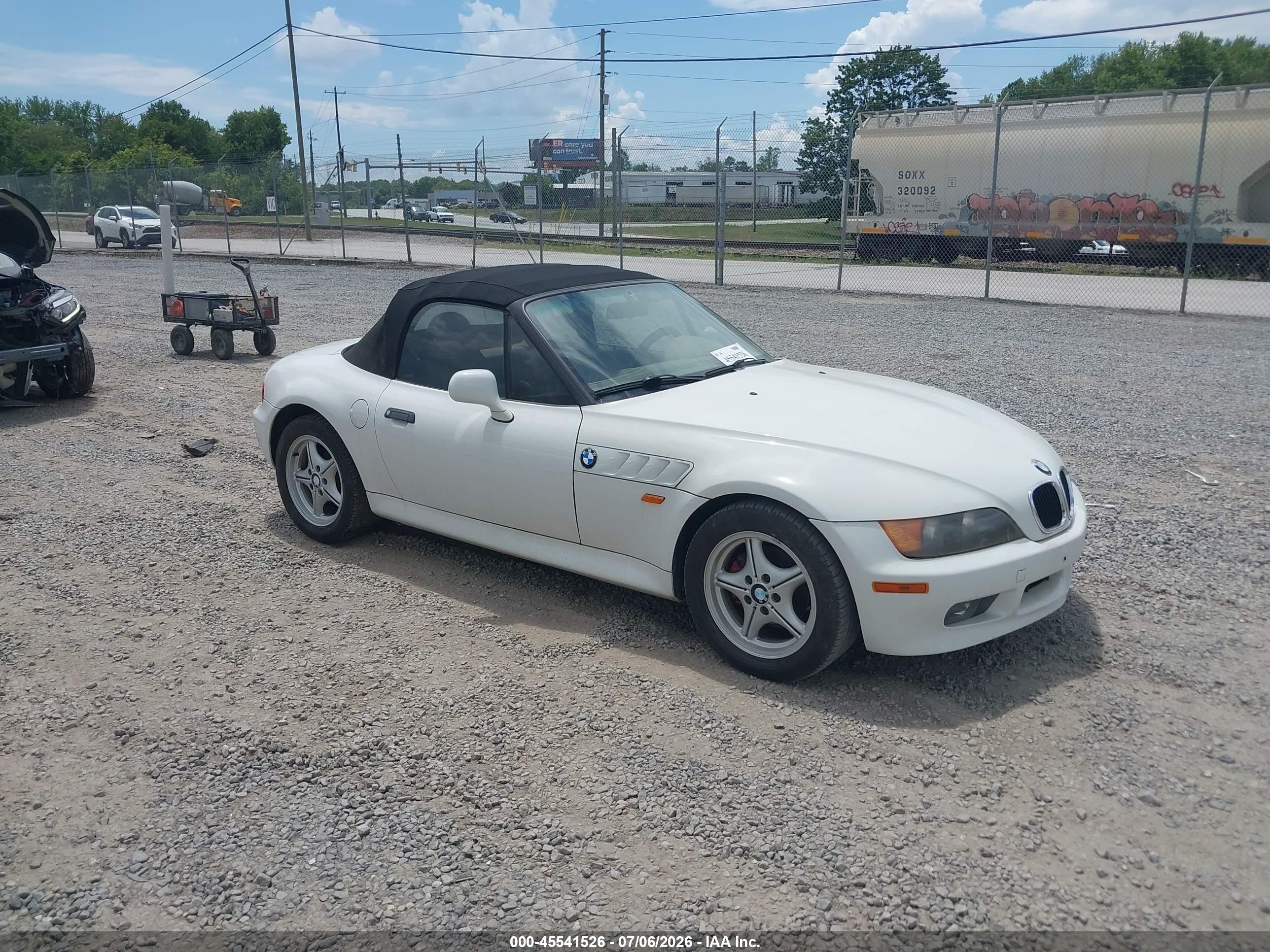 1997 Bmw Z3 1.9l Roadster White vin: 4USCH7320VLE05306