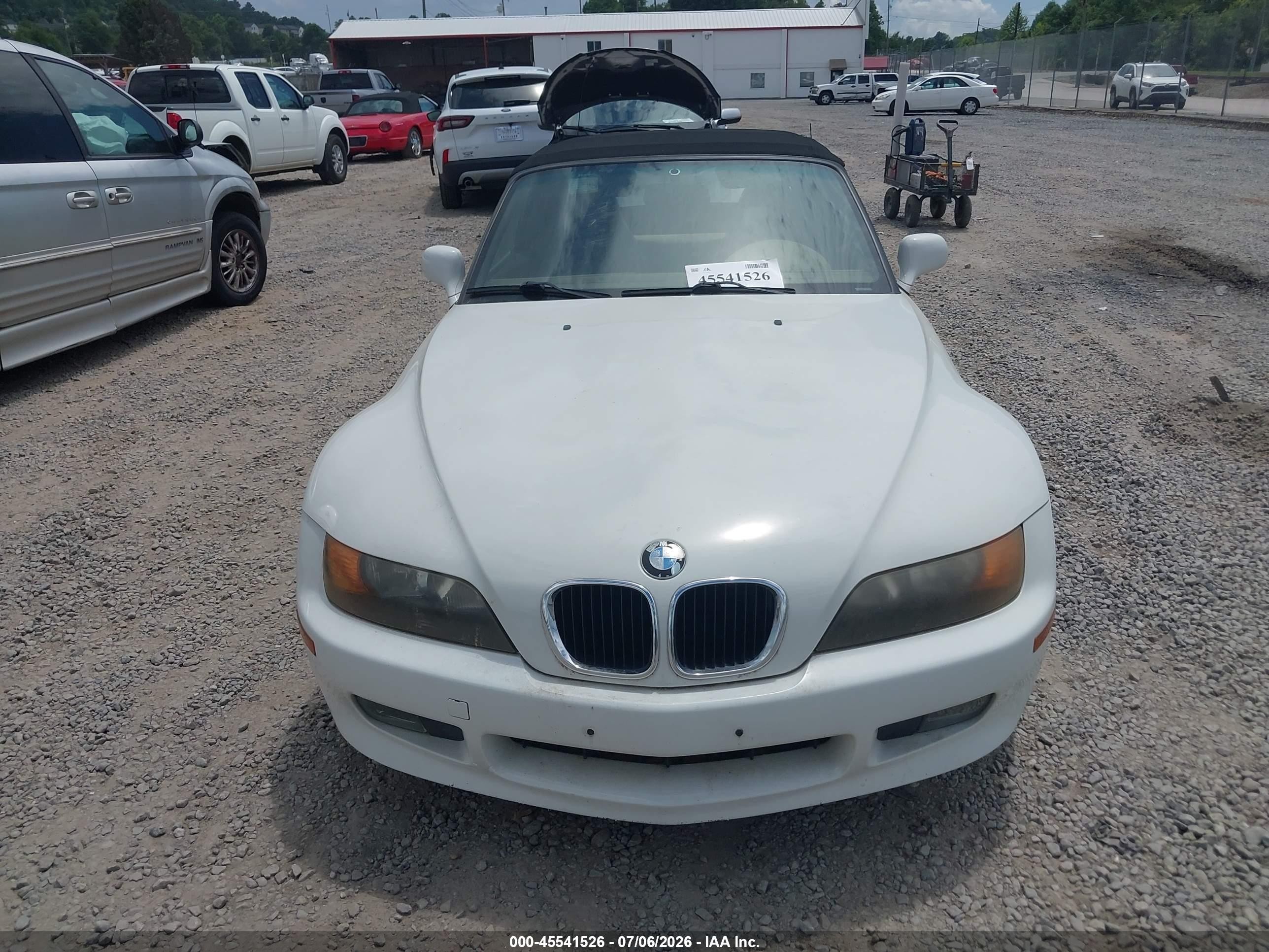 1997 Bmw Z3 1.9l Roadster White vin: 4USCH7320VLE05306