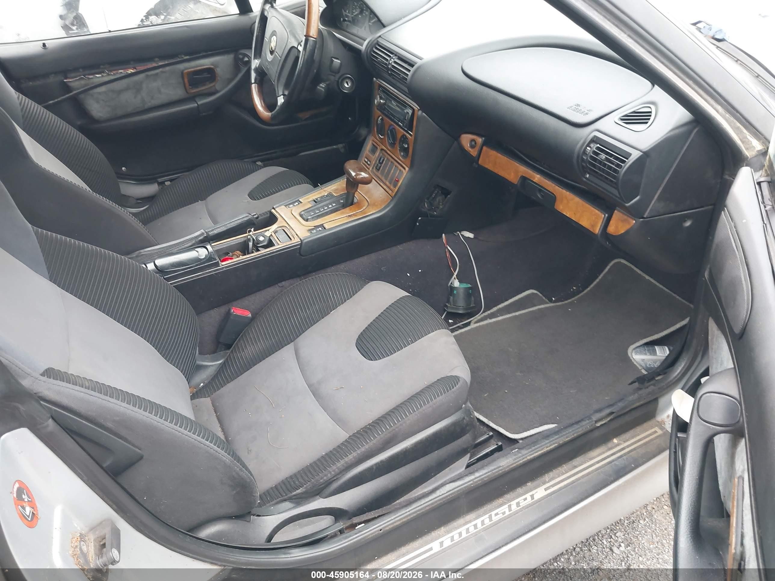 1996 Bmw Z3 1.9 Silver vin: 4USCH7321TLB68905
