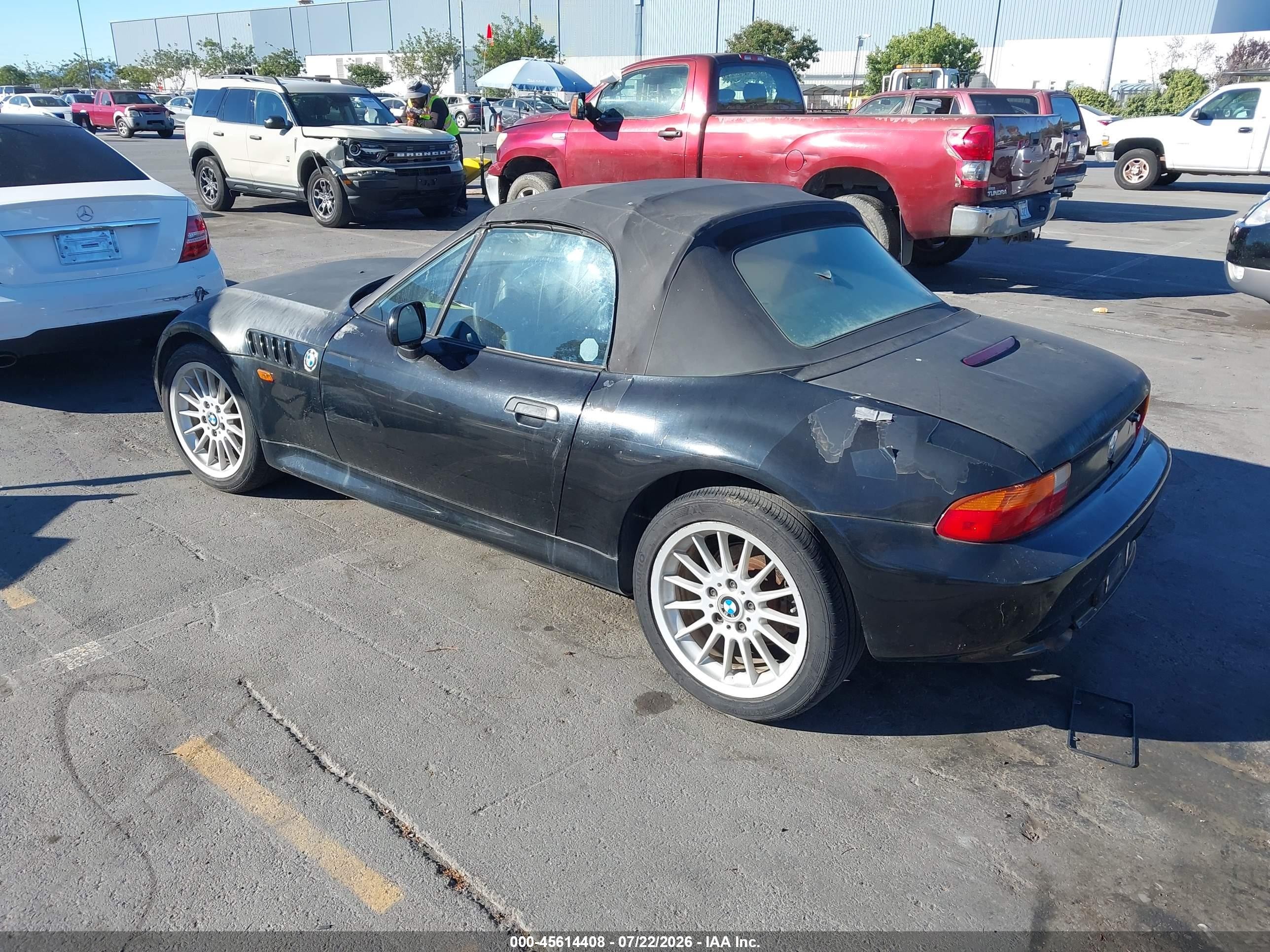 1996 Bmw Z3 1.9 Black vin: 4USCH7321TLB76275