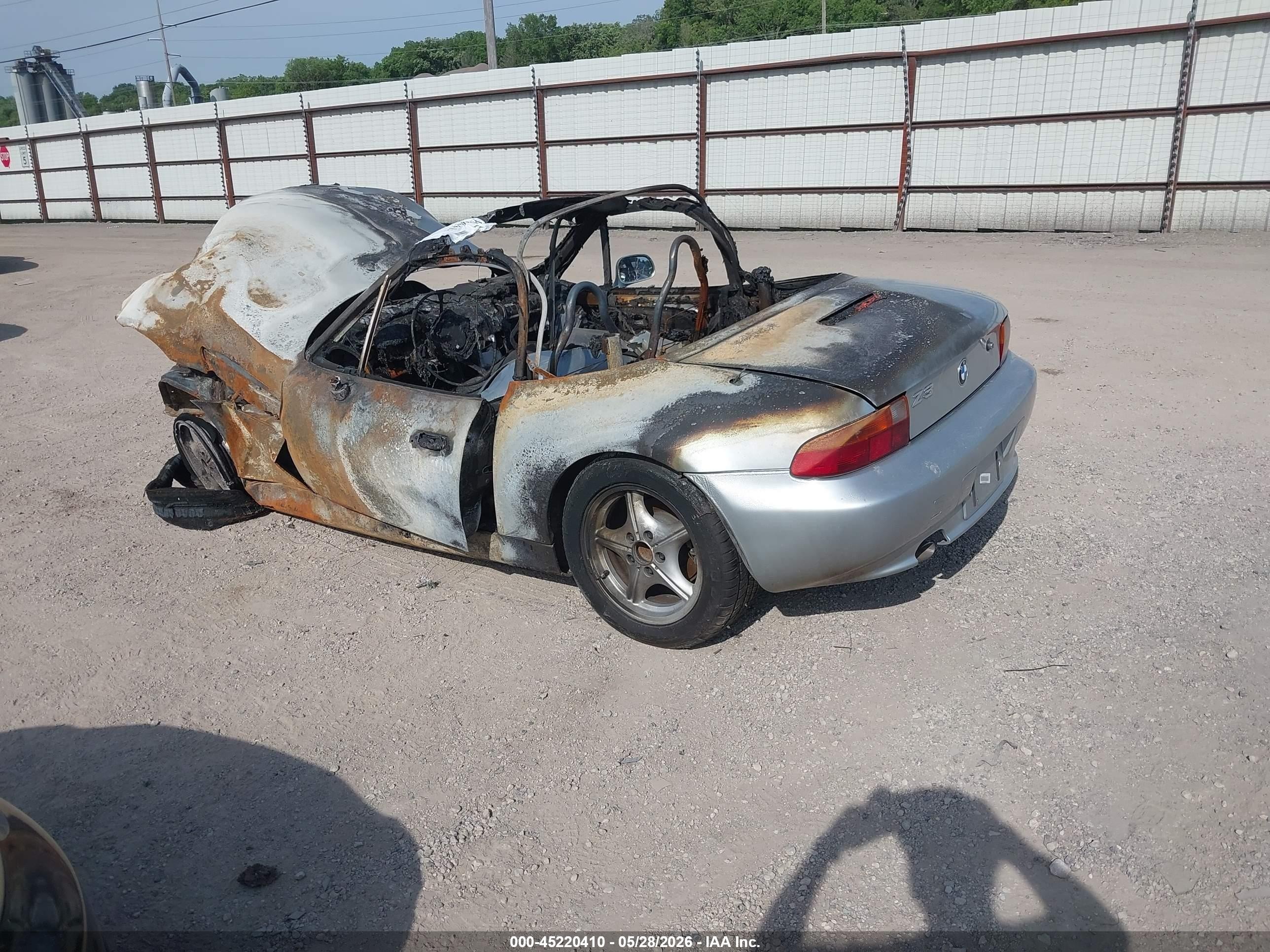 1997 Bmw Z3 1.9l Roadster Gray vin: 4USCH7321VLB80684