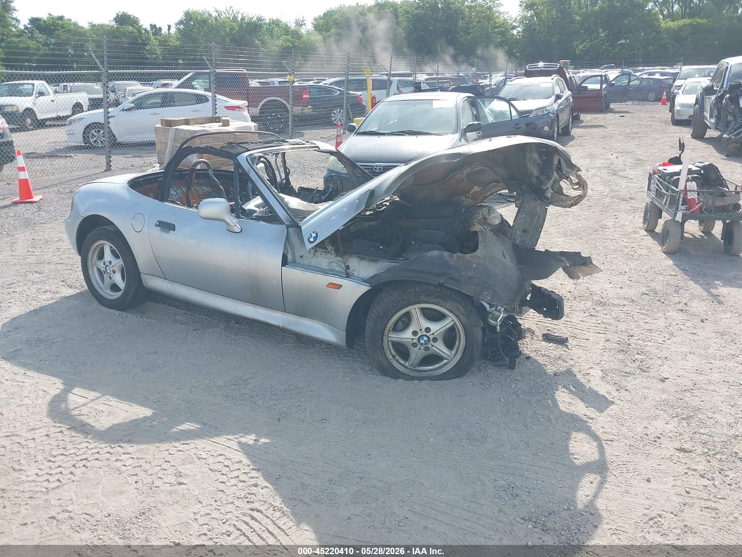 1997 Bmw Z3 1.9l Roadster Gray vin: 4USCH7321VLB80684