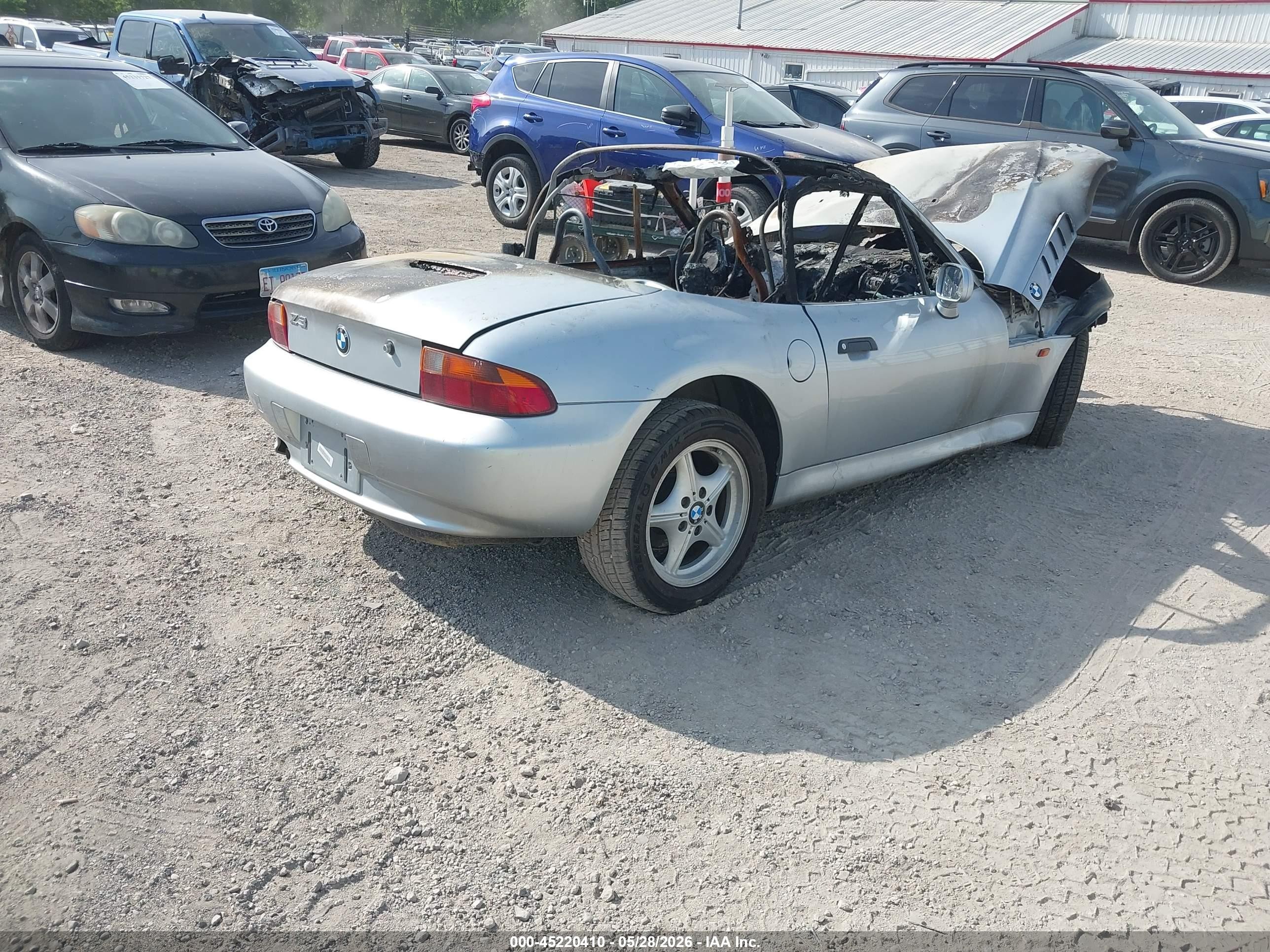1997 Bmw Z3 1.9l Roadster Gray vin: 4USCH7321VLB80684