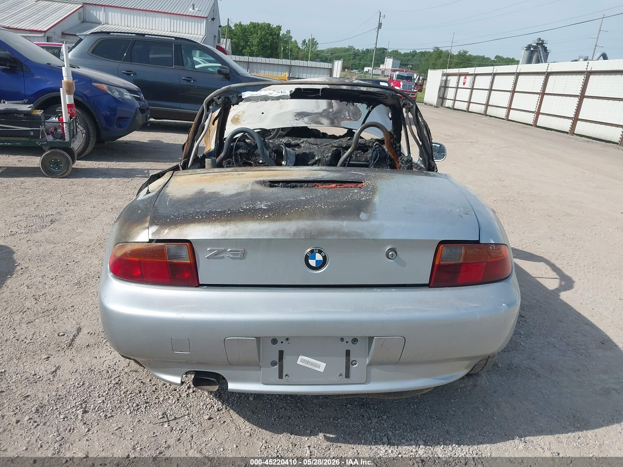 1997 Bmw Z3 1.9l Roadster Gray vin: 4USCH7321VLB80684