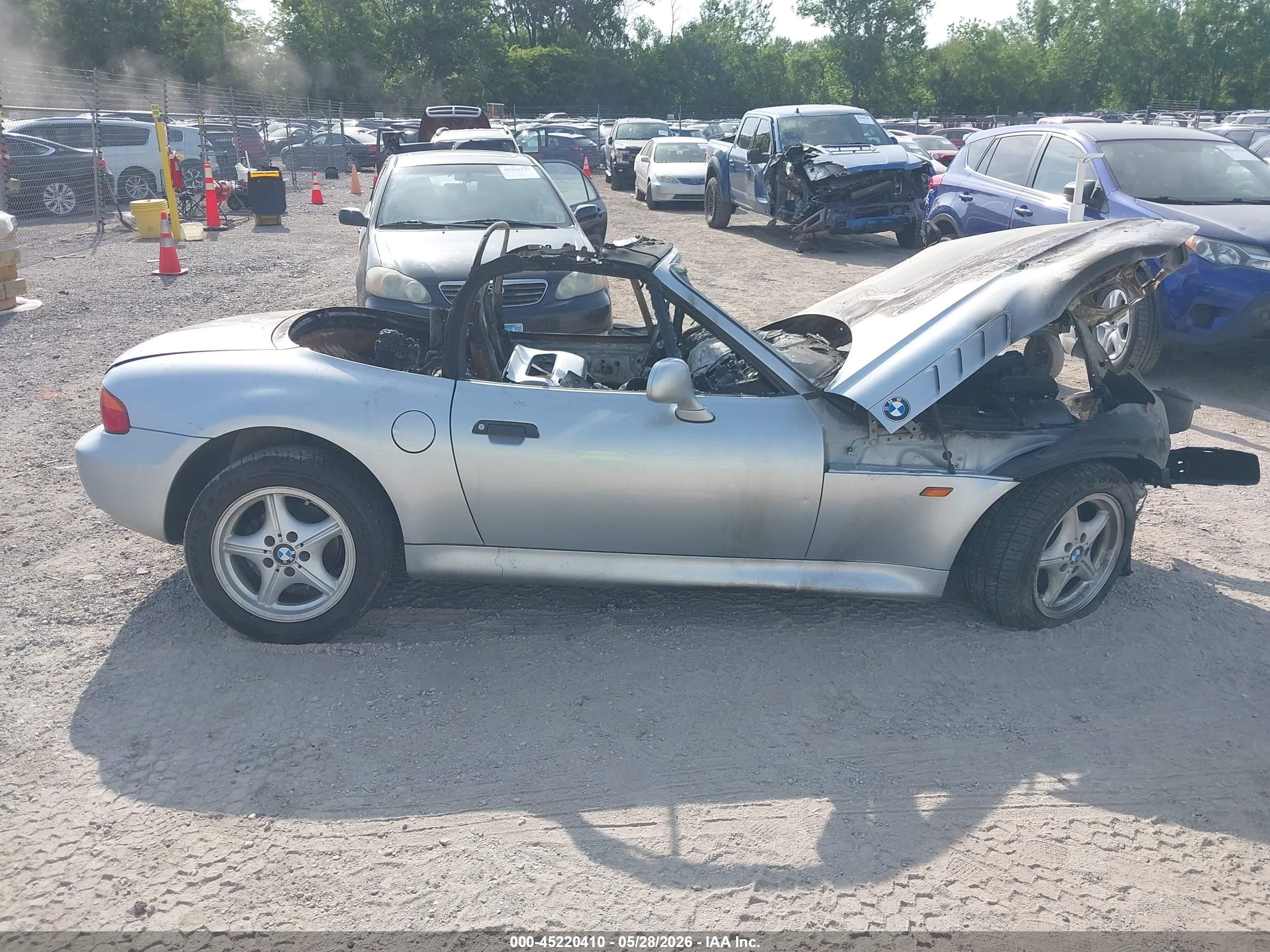 1997 Bmw Z3 1.9l Roadster Gray vin: 4USCH7321VLB80684