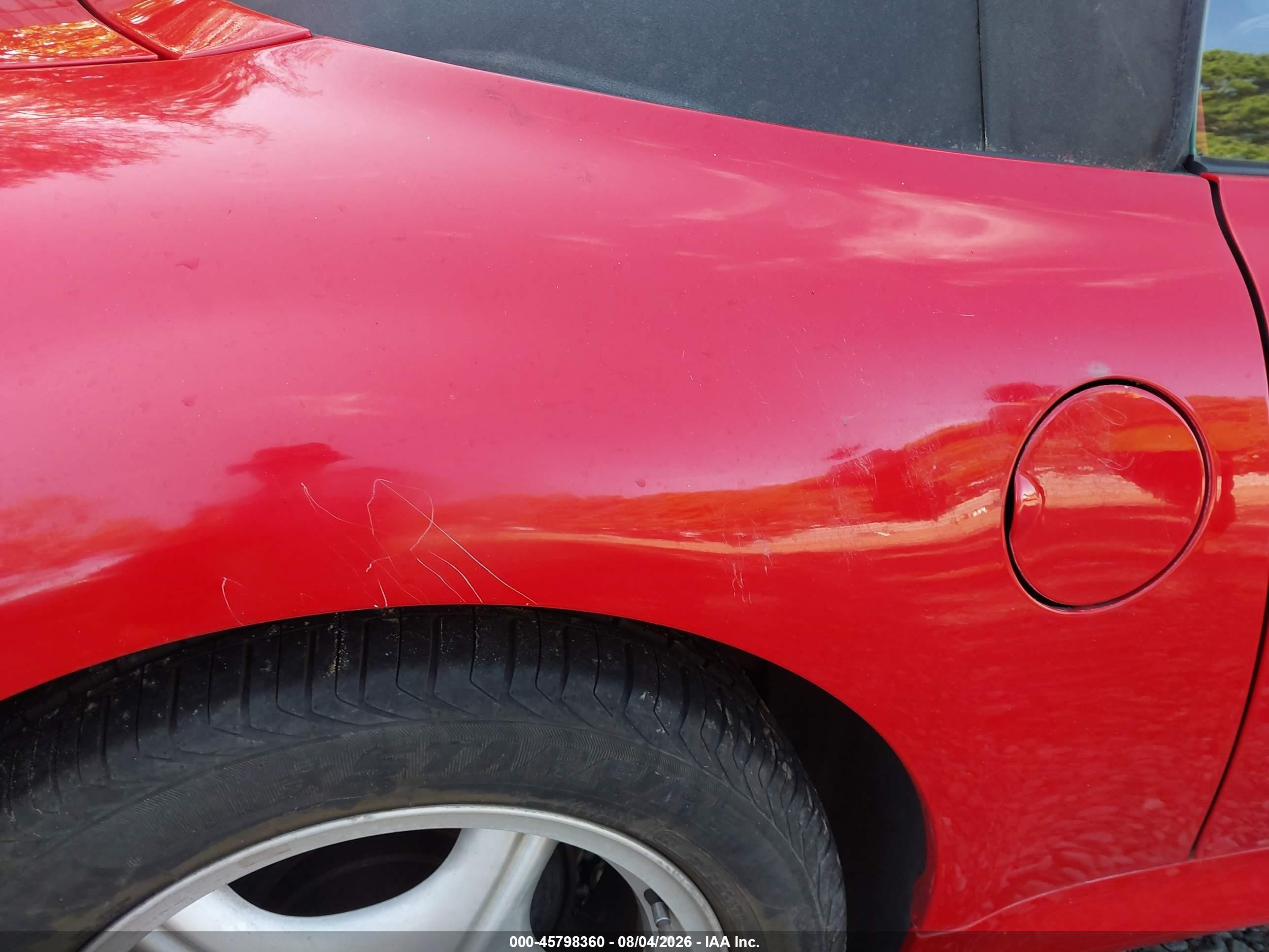 1998 Bmw Z3 1.9 Red vin: 4USCH7321WLE07292