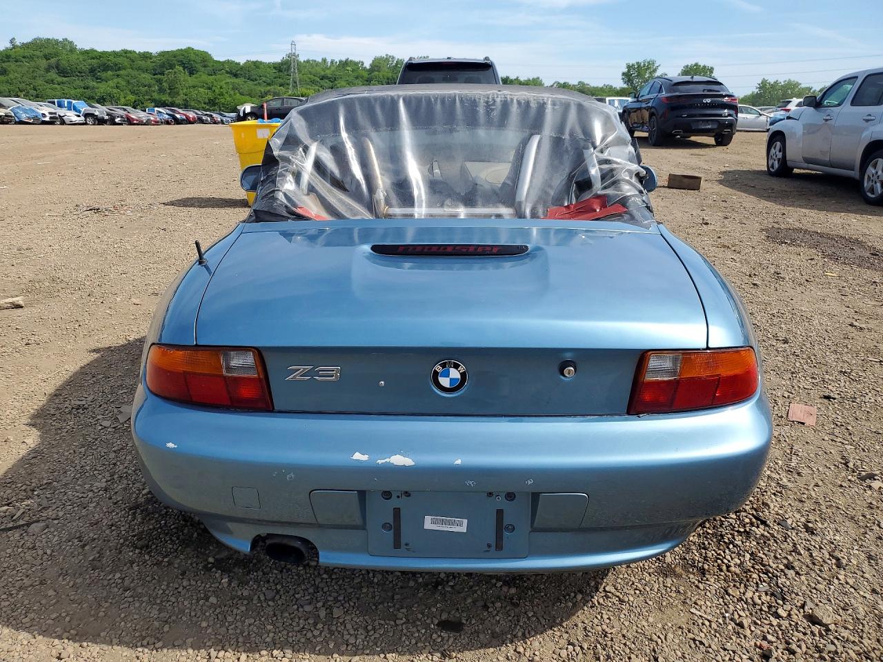 1997 Bmw Z3 1.9 Blue vin: 4USCH7323VLB83280
