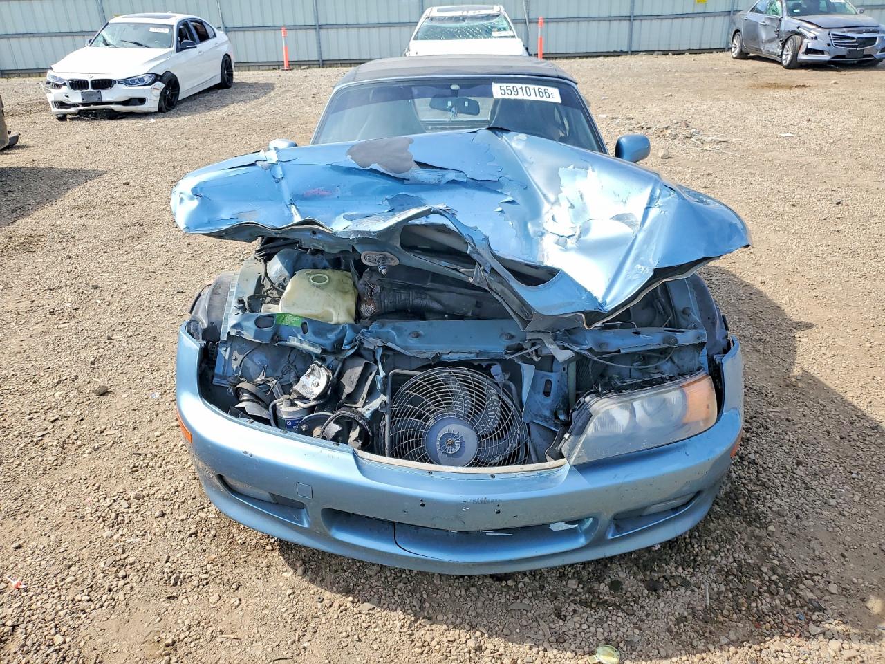 1997 Bmw Z3 1.9 Blue vin: 4USCH7323VLB83280