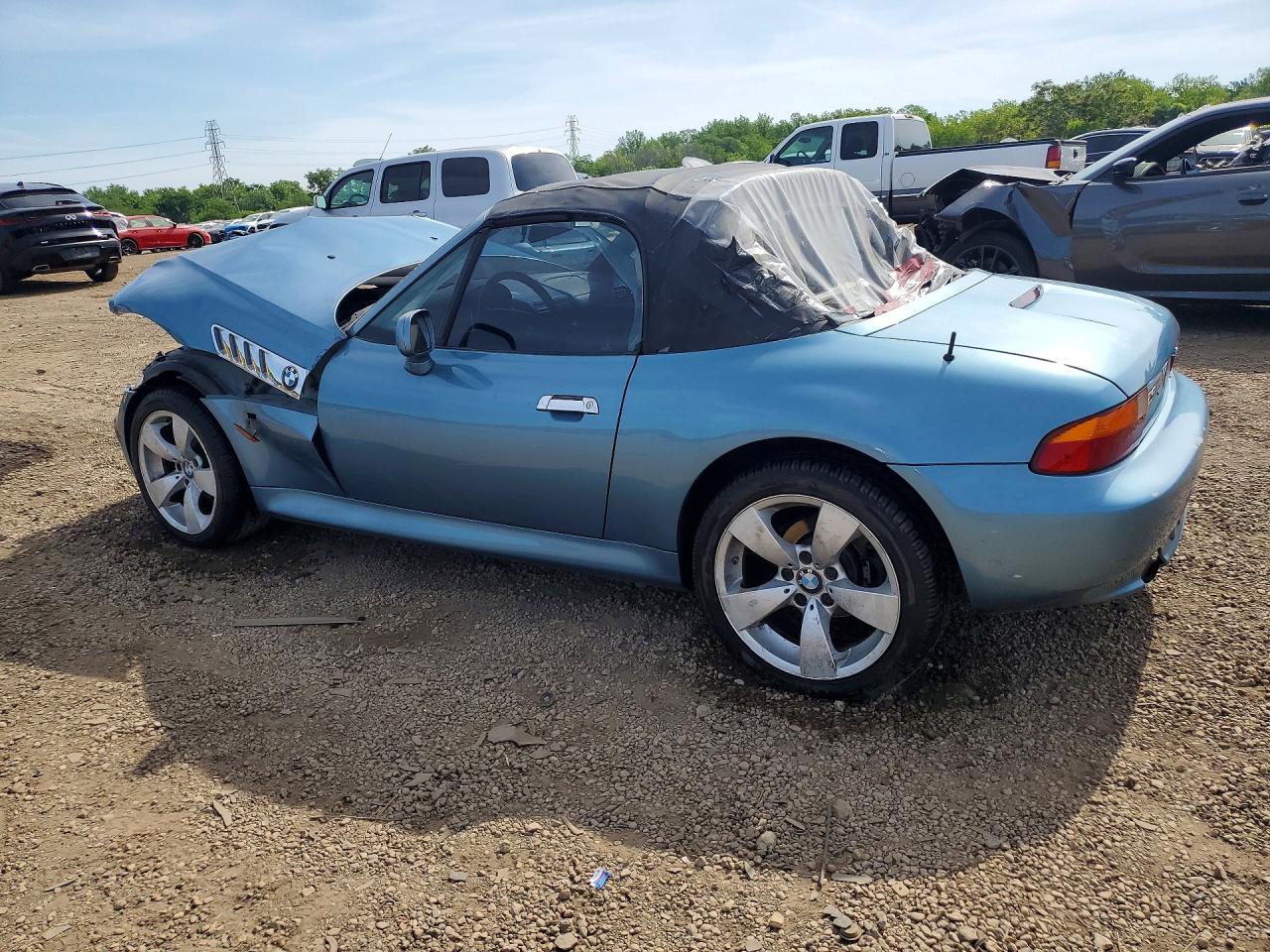 1997 Bmw Z3 1.9 Blue vin: 4USCH7323VLB83280