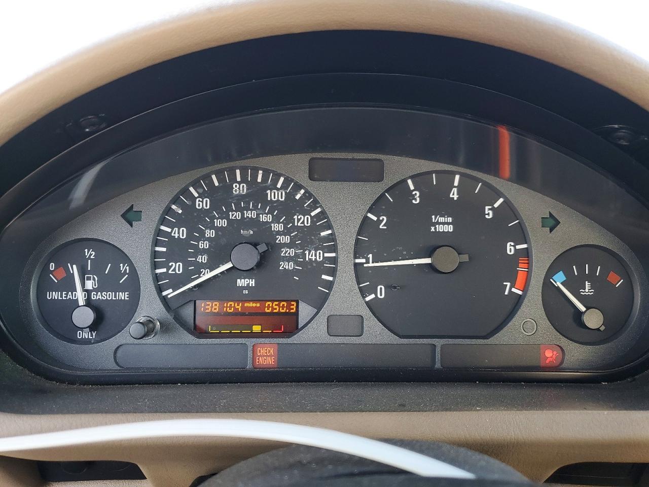 1997 Bmw Motorrad Z3 1.9 Blue vin: 4USCH7325VLE03308