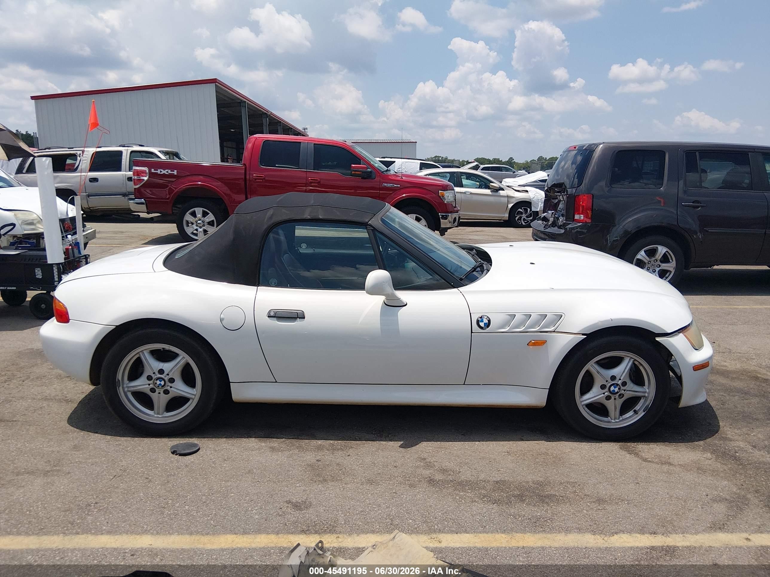 1997 Bmw Z3 1.9l Roadster White vin: 4USCH7326VLE04662