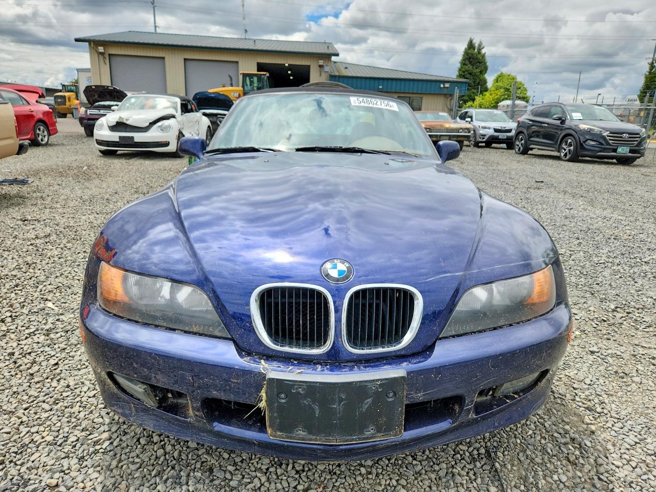 1996 Bmw Z3 1.9 Синий vin: 4USCH7327TLB66625