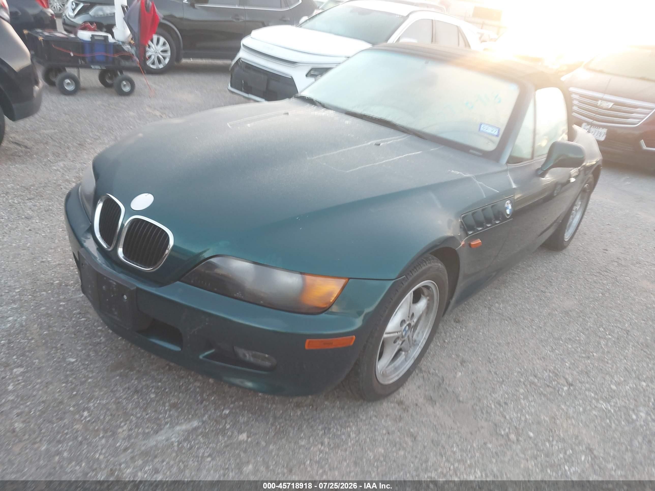 1997 Bmw Z3 1.9l Roadster Green vin: 4USCH7327VLB82276