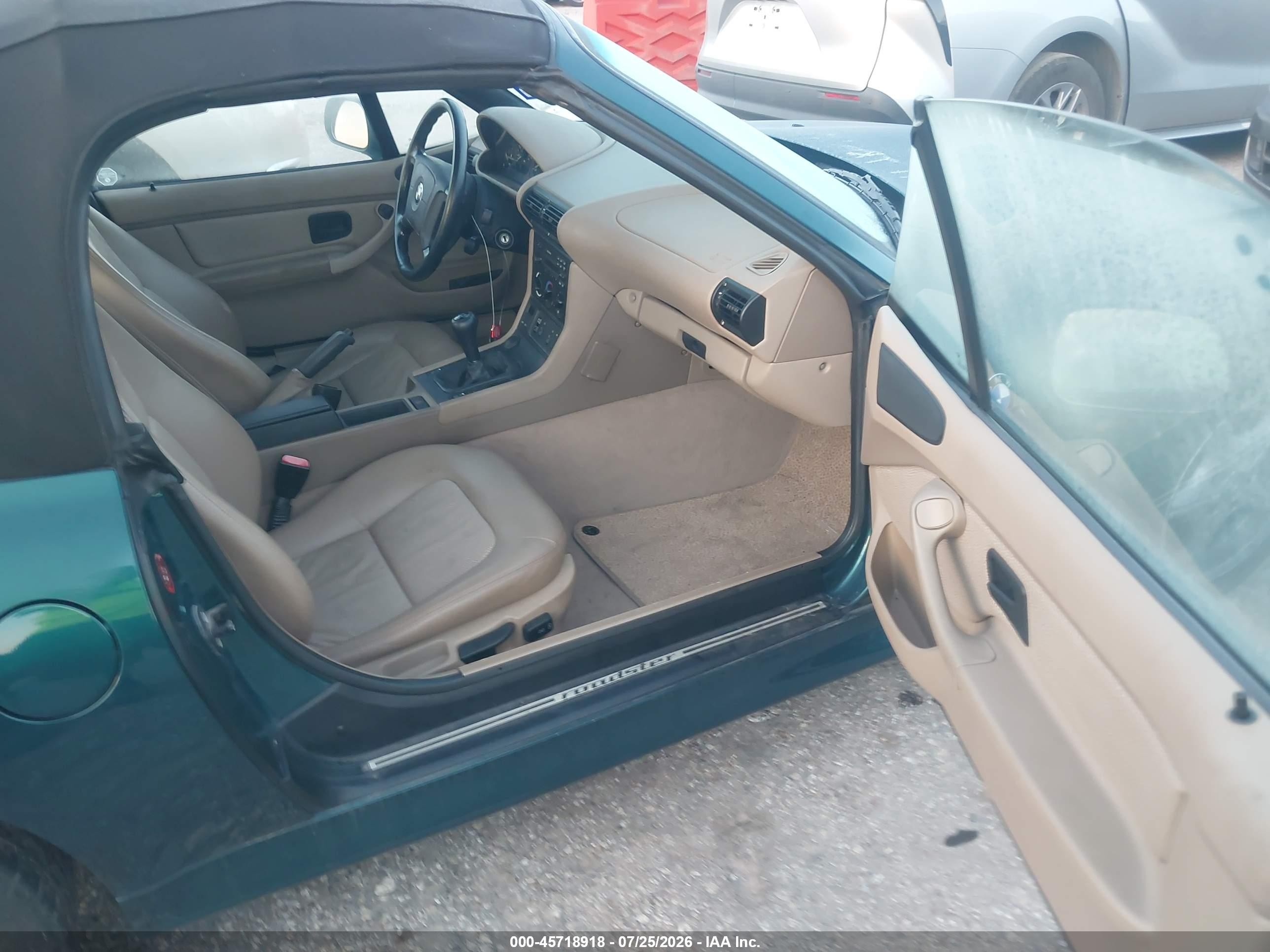 1997 Bmw Z3 1.9l Roadster Green vin: 4USCH7327VLB82276