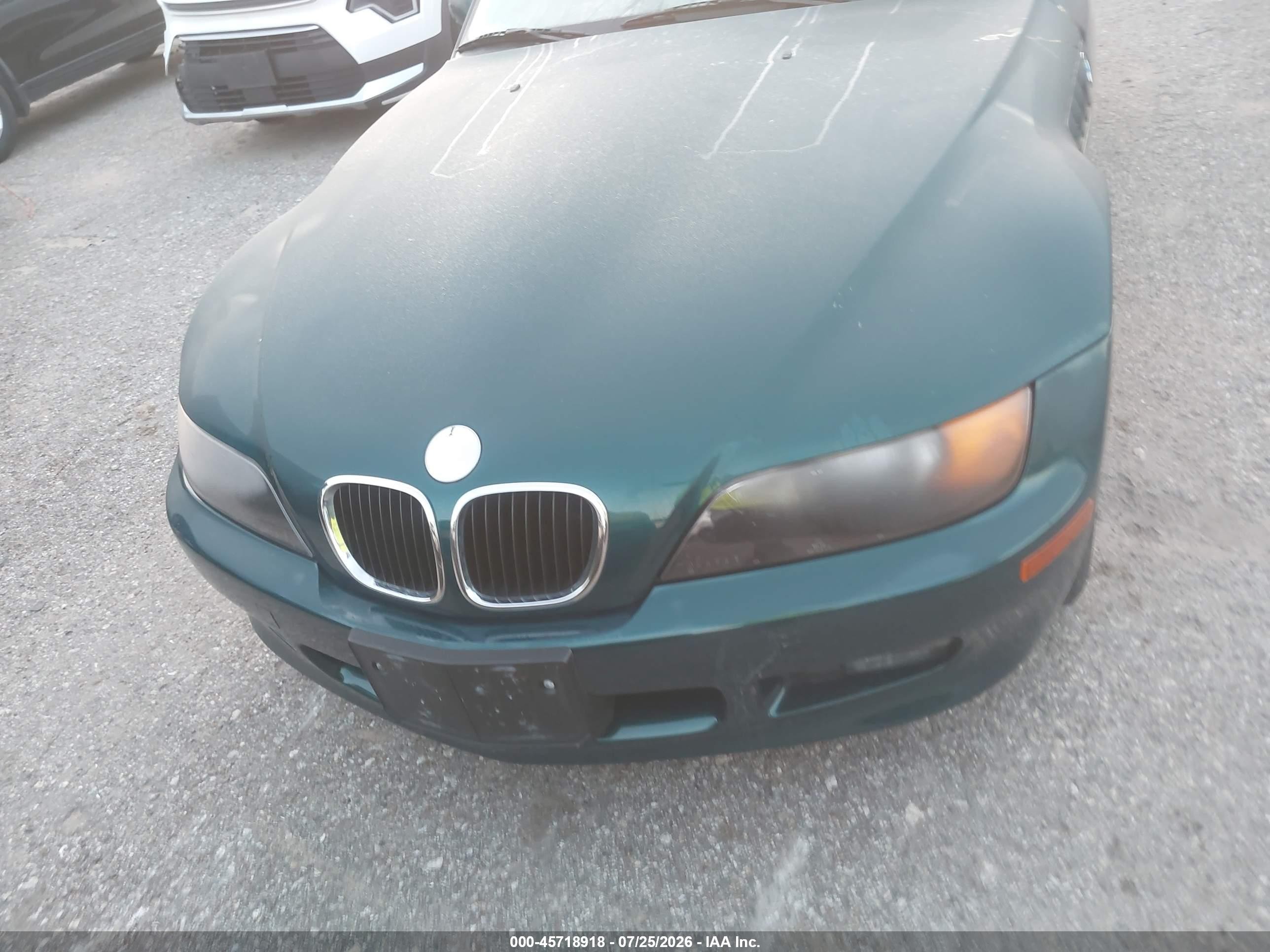 1997 Bmw Z3 1.9l Roadster Green vin: 4USCH7327VLB82276