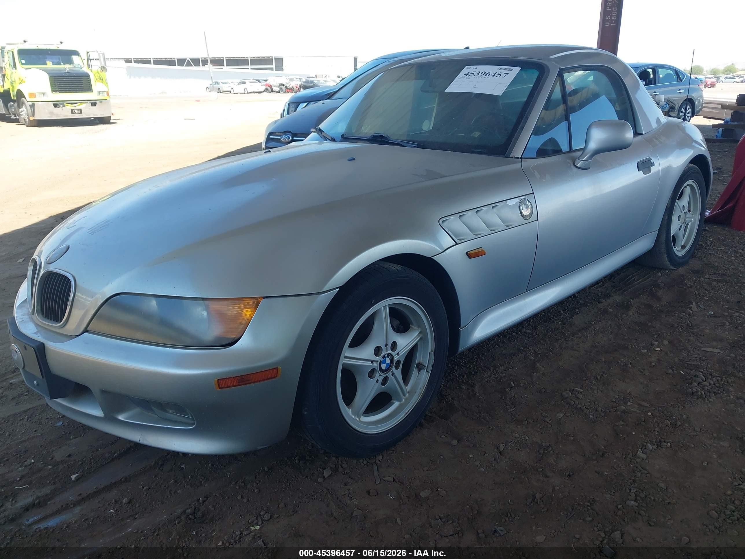1996 Bmw Z3 1.9 Silver vin: 4USCH7328TLB71610