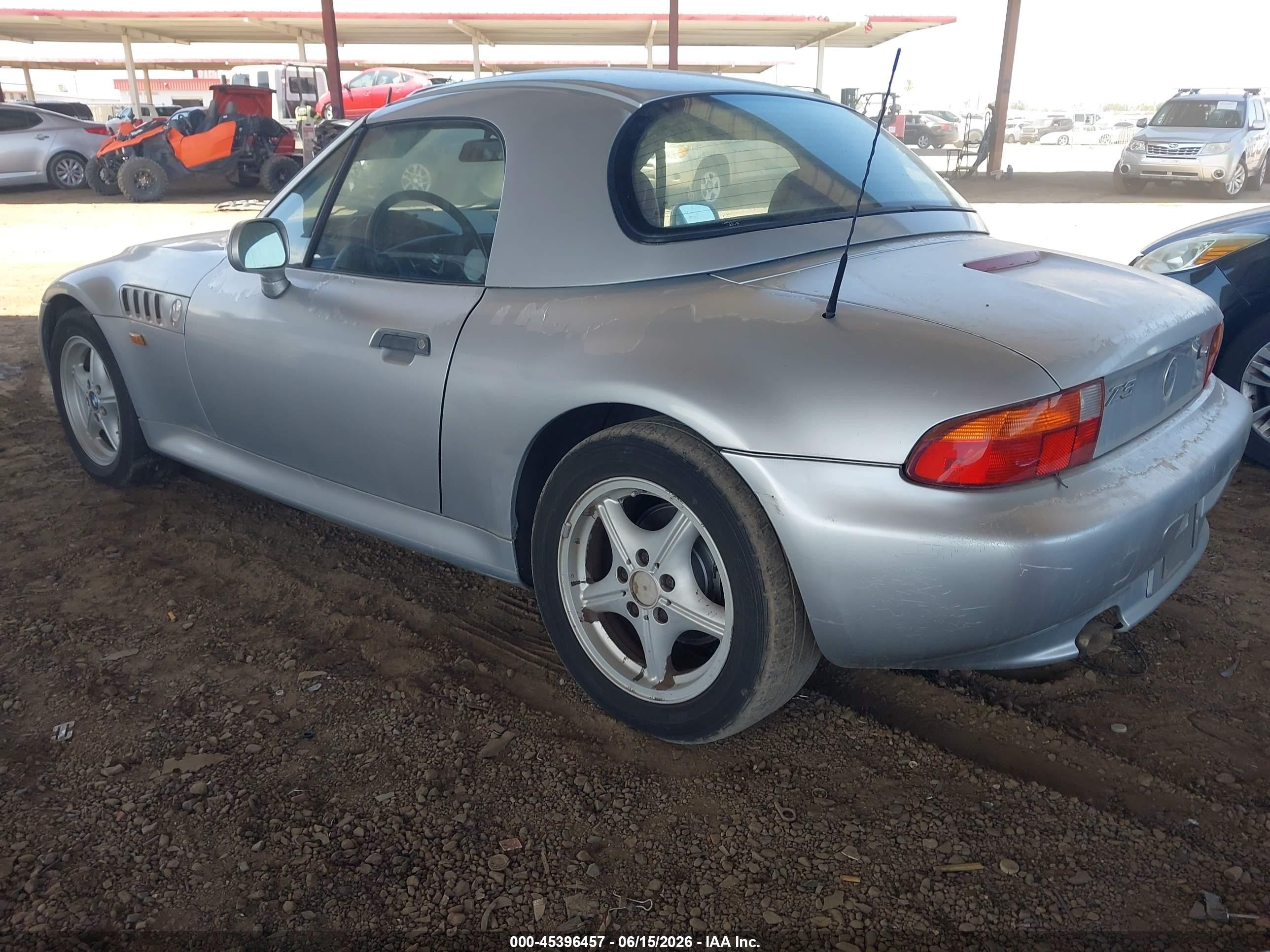 1996 Bmw Z3 1.9 Silver vin: 4USCH7328TLB71610