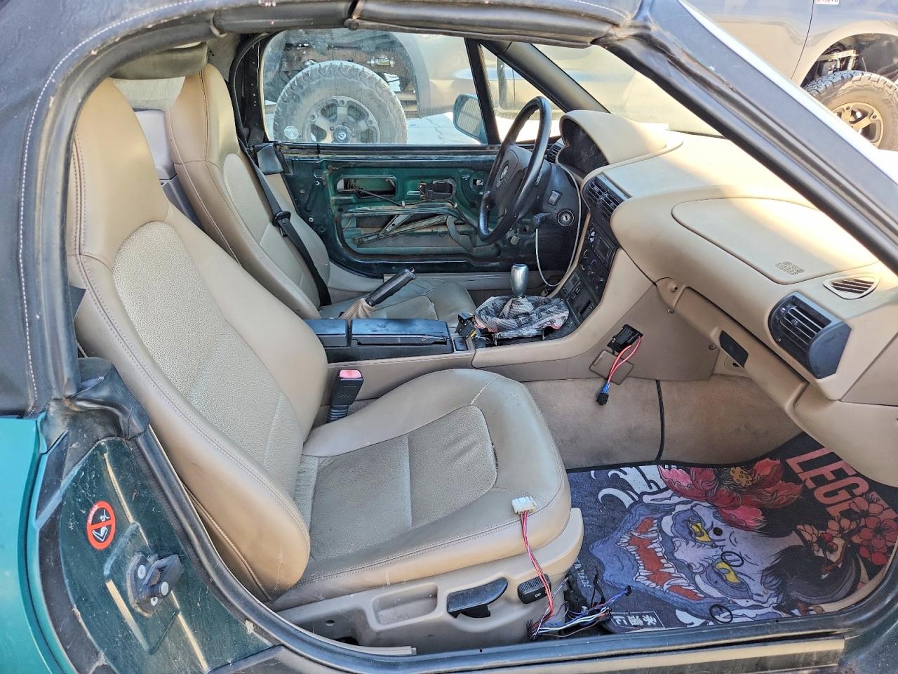 1997 Bmw Z3 Зеленый vin: 4USCH7328VLB80679