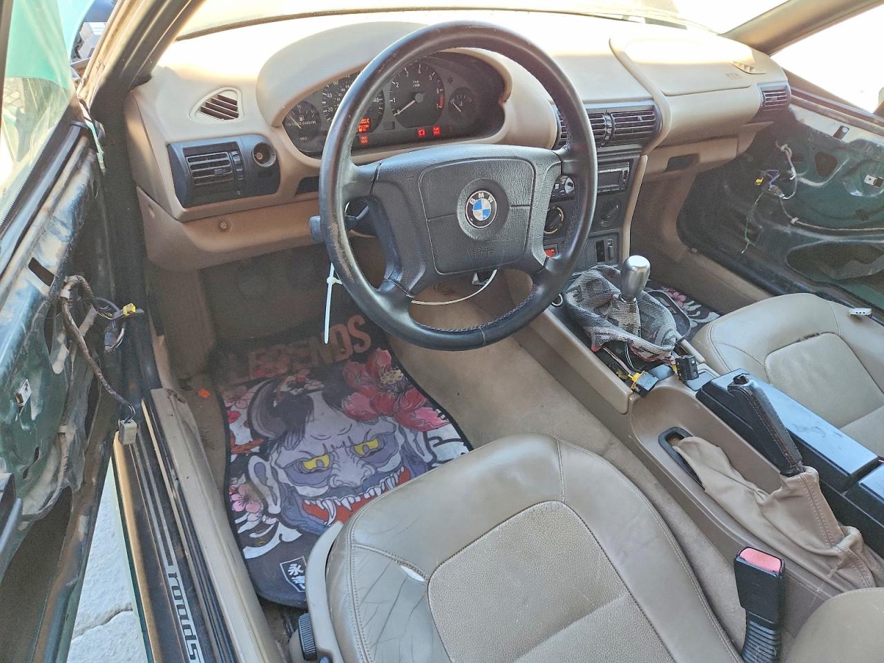 1997 Bmw Z3 Зеленый vin: 4USCH7328VLB80679