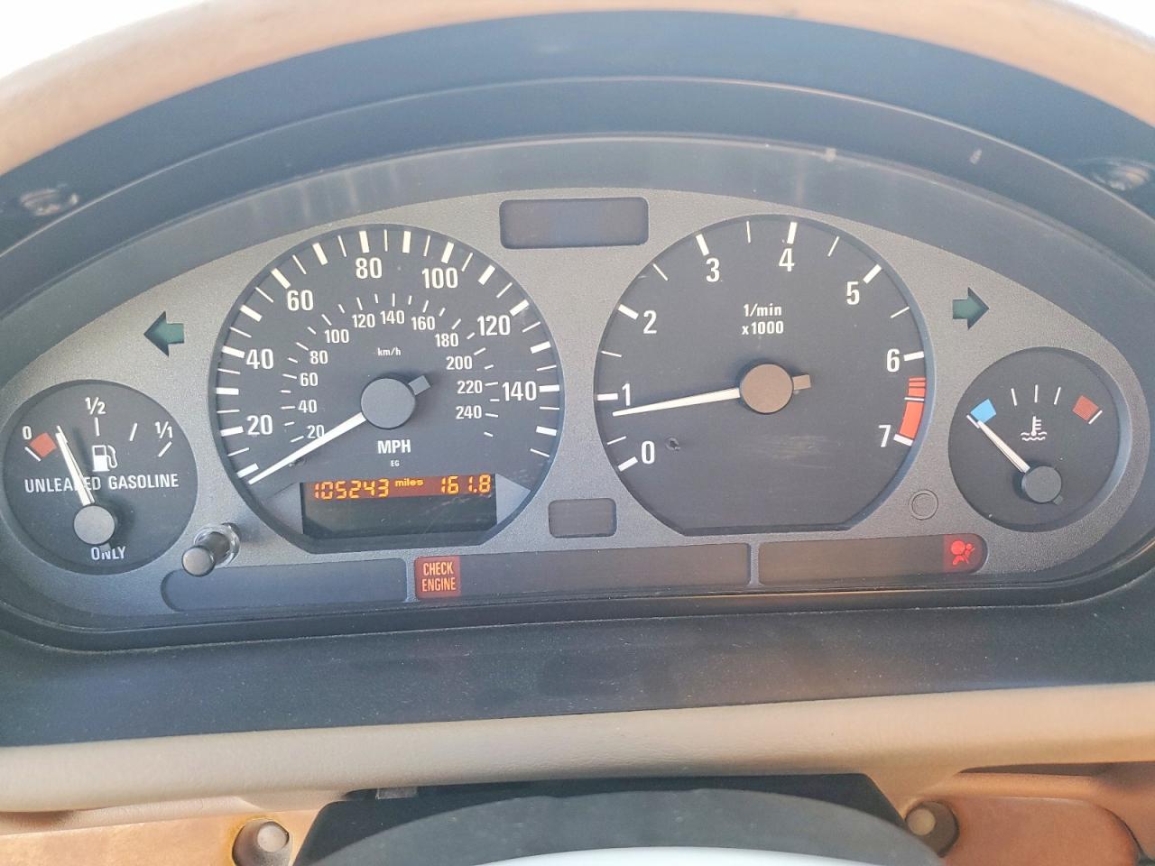 1996 Bmw Z3 1.9 Черный vin: 4USCH7329TLB75309