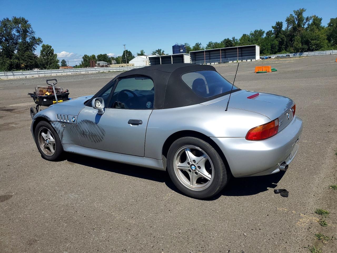 1996 Bmw Z3 1.9 Silver vin: 4USCH732XTLB69602