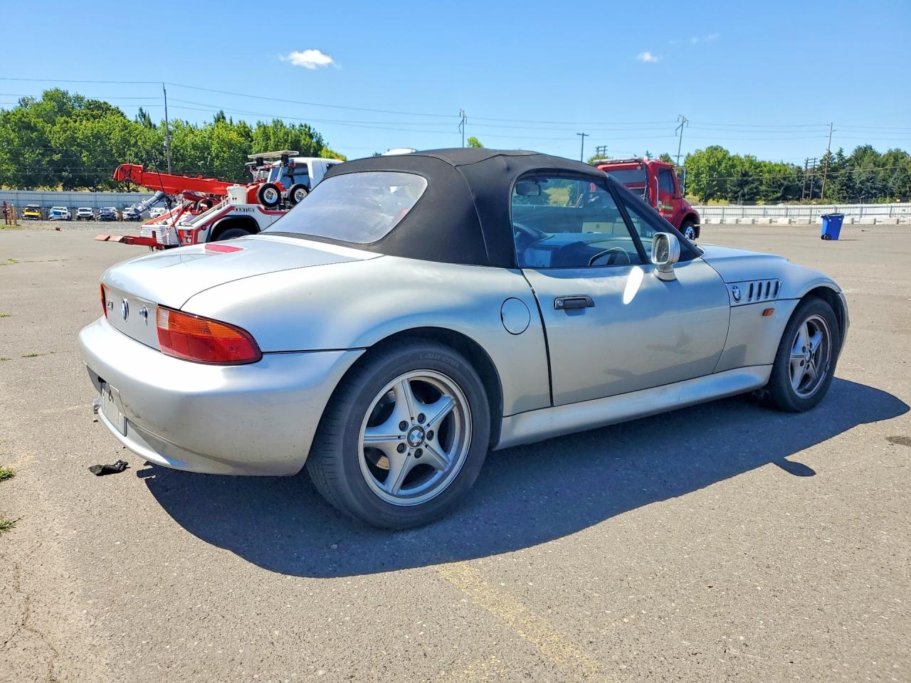 1996 Bmw Z3 1.9 Silver vin: 4USCH732XTLB69602