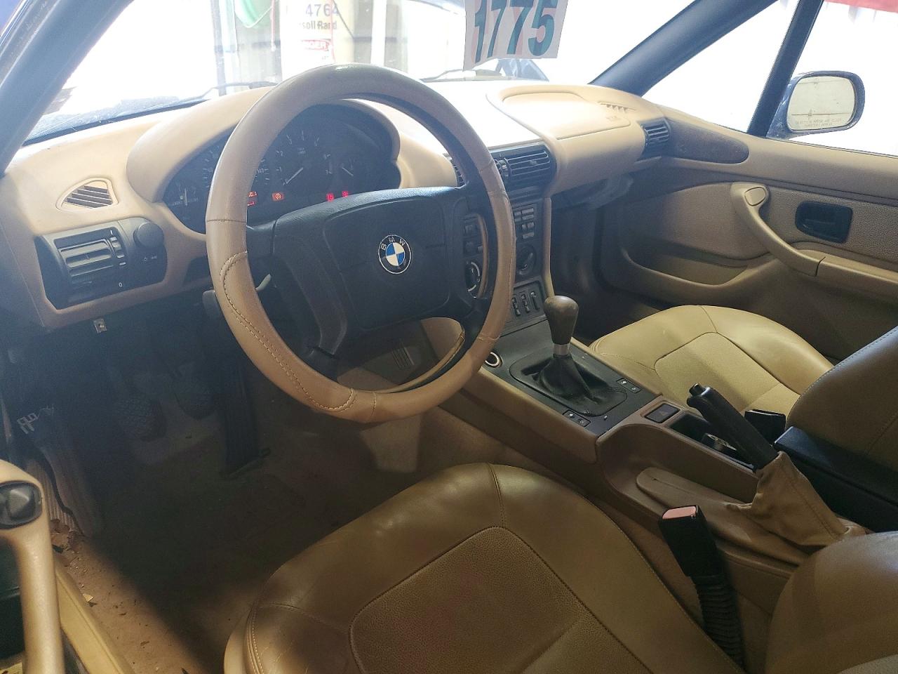 1998 Bmw Z3 1.9 Blue vin: 4USCH732XWLE07842