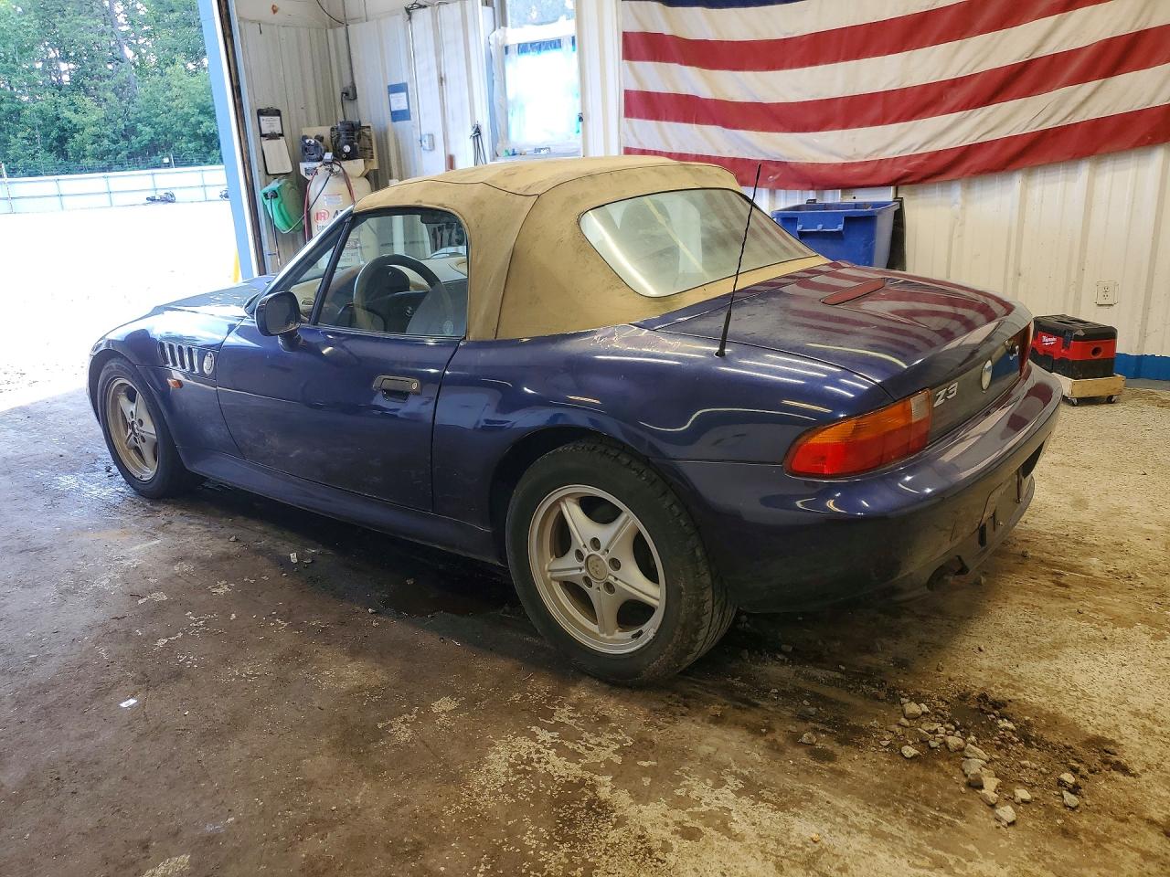 1998 Bmw Z3 1.9 Blue vin: 4USCH732XWLE07842