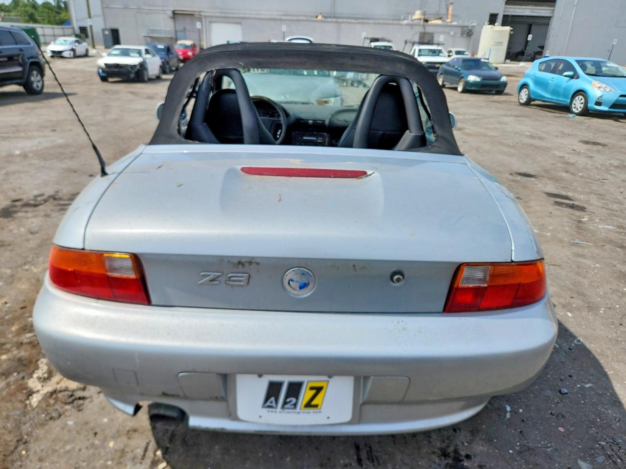 1998 Bmw Z3 1.9 Silver vin: 4USCH7336WLD16916