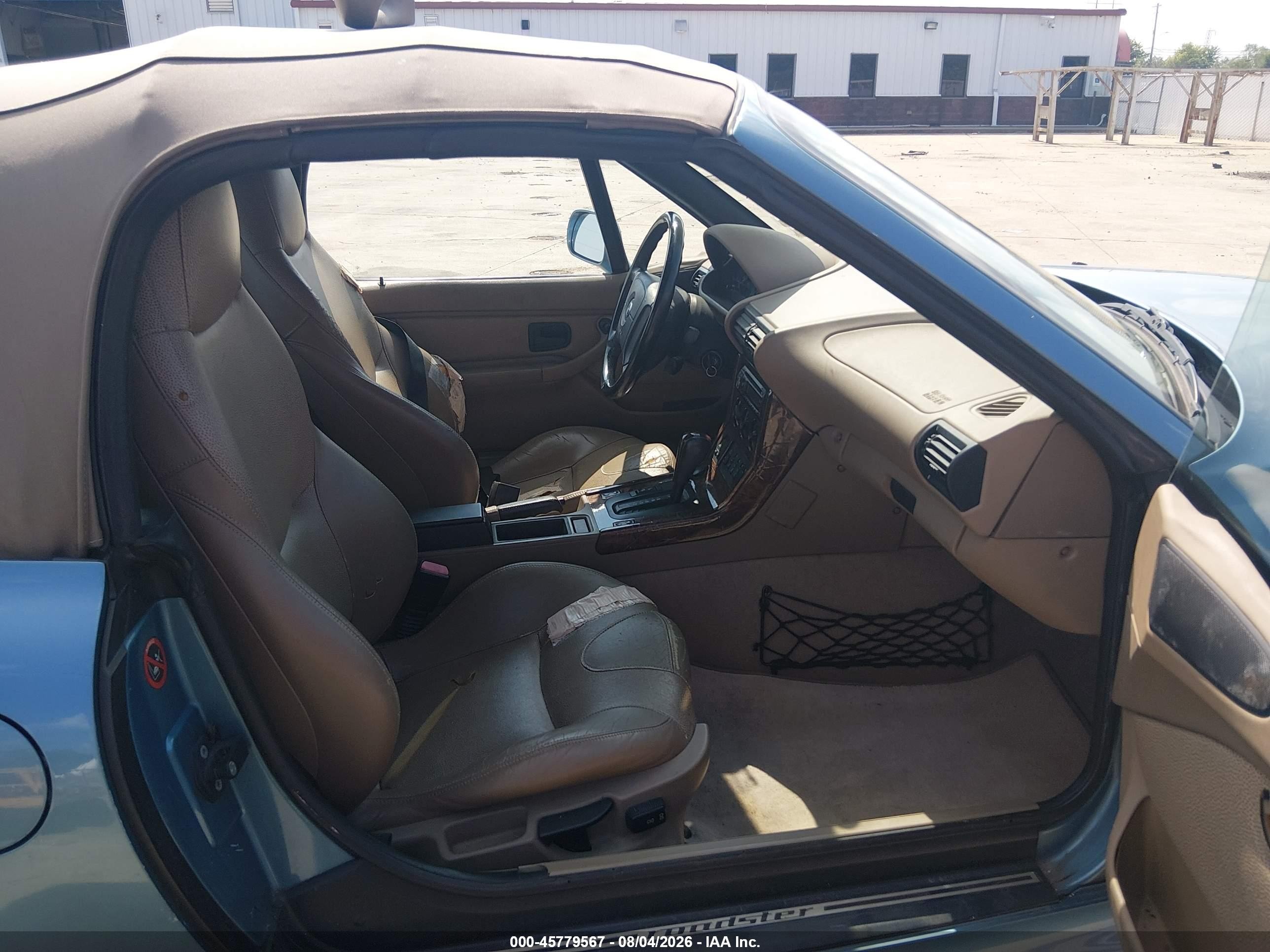 1998 Bmw Z3 1.9 Blue vin: 4USCH7337WLD16908
