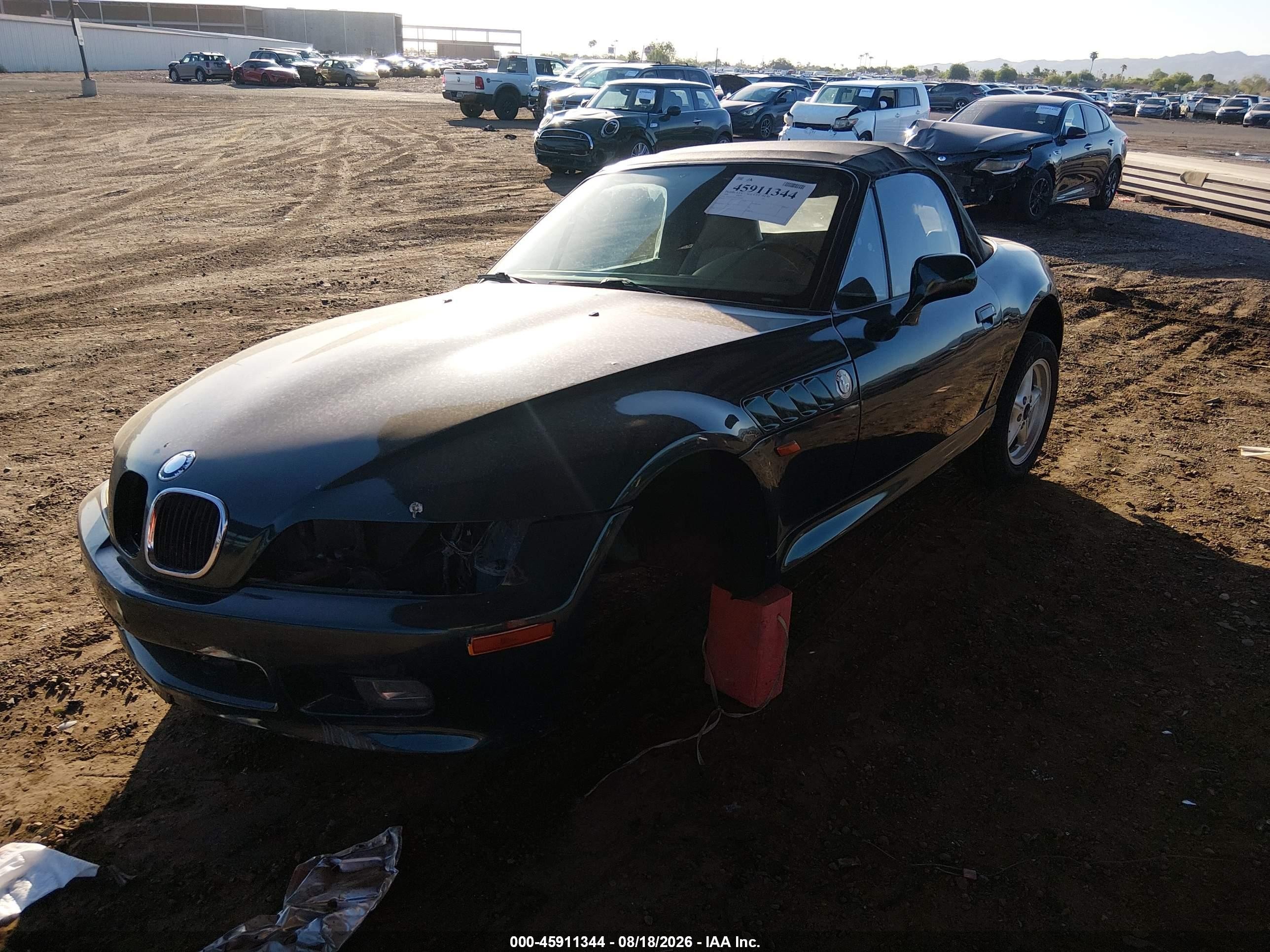 1998 Bmw Z3 1.9 Green vin: 4USCH7338WLE09744