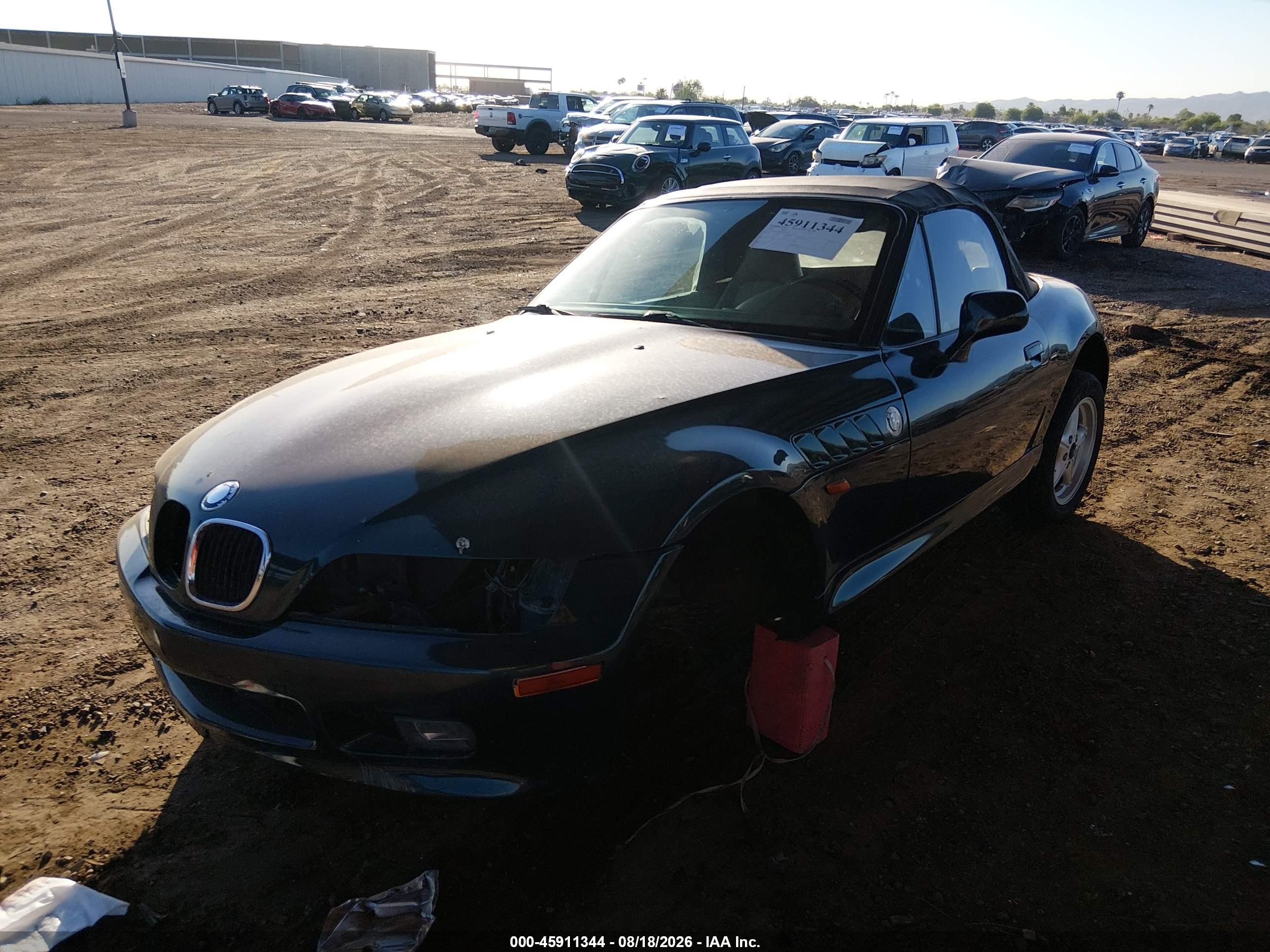 1998 Bmw Z3 1.9 Green vin: 4USCH7338WLE09744