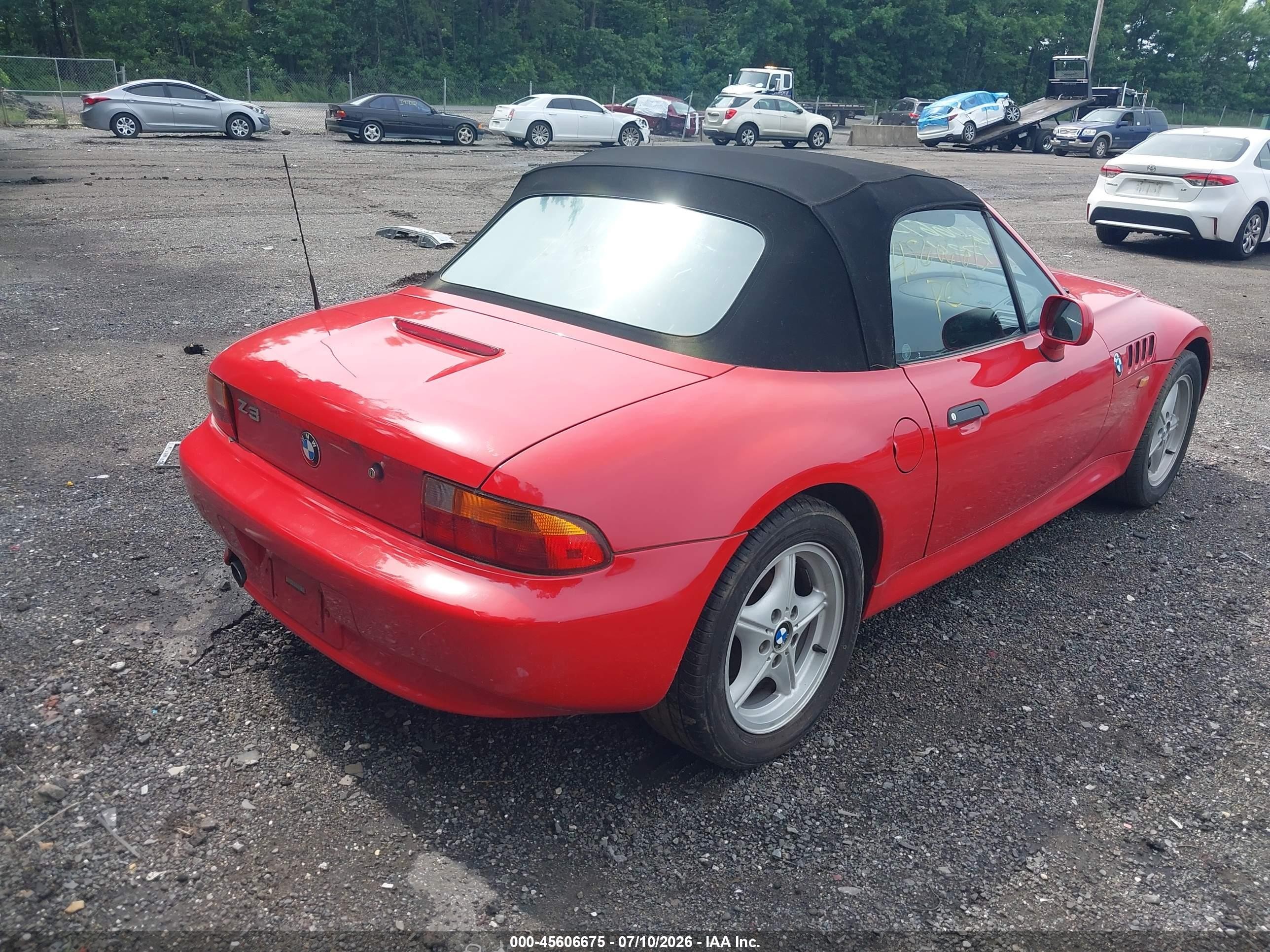 1998 Bmw Z3 1.9 Красный vin: 4USCH7339WLE08876