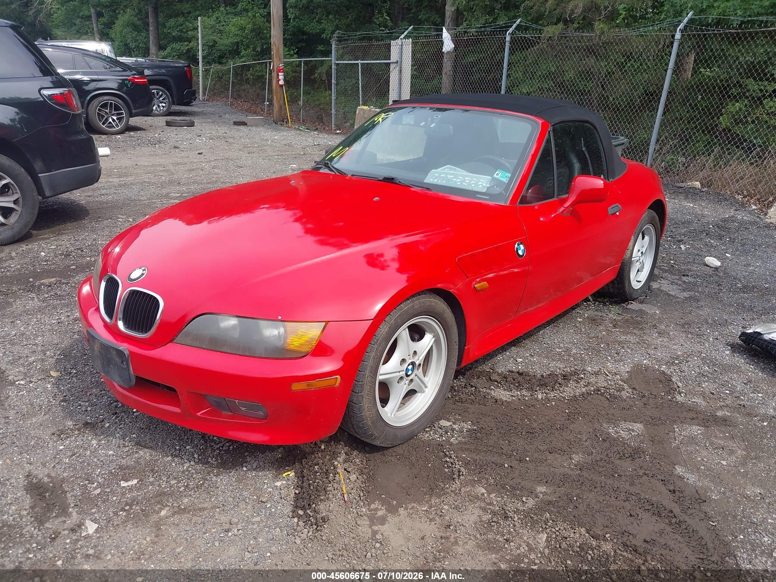 1998 Bmw Z3 1.9 Красный vin: 4USCH7339WLE08876