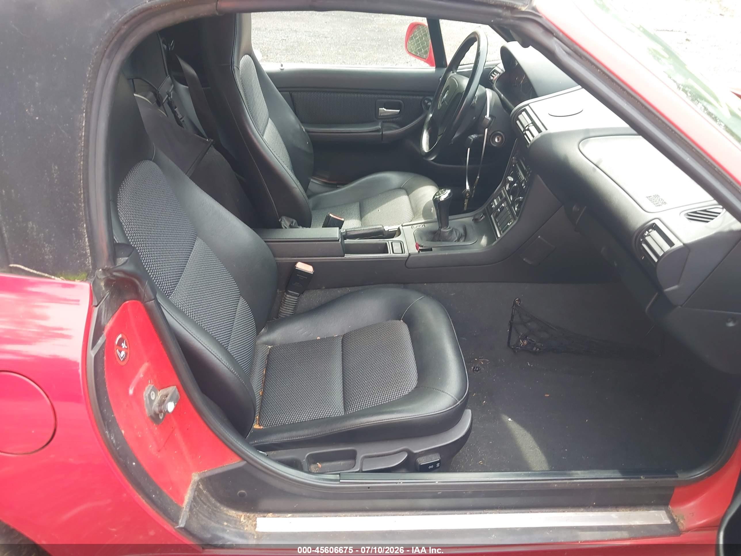 1998 Bmw Z3 1.9 Красный vin: 4USCH7339WLE08876