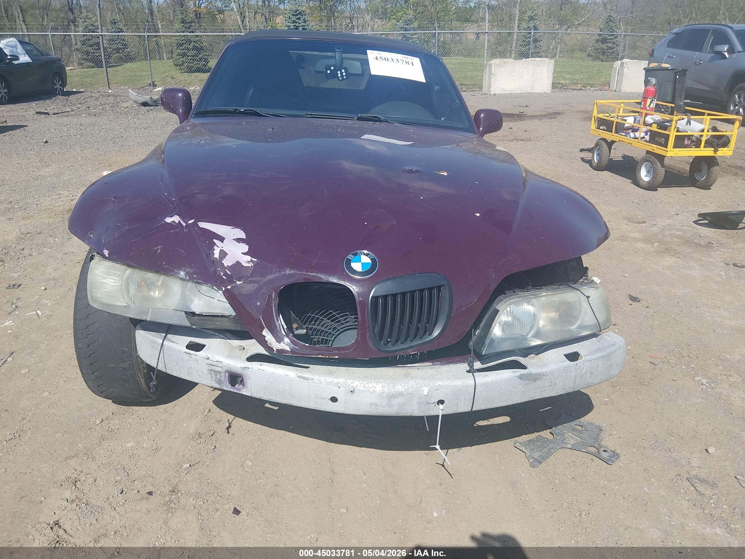 1999 Bmw Z3 2.3 Purple vin: 4USCH9330XLF80775