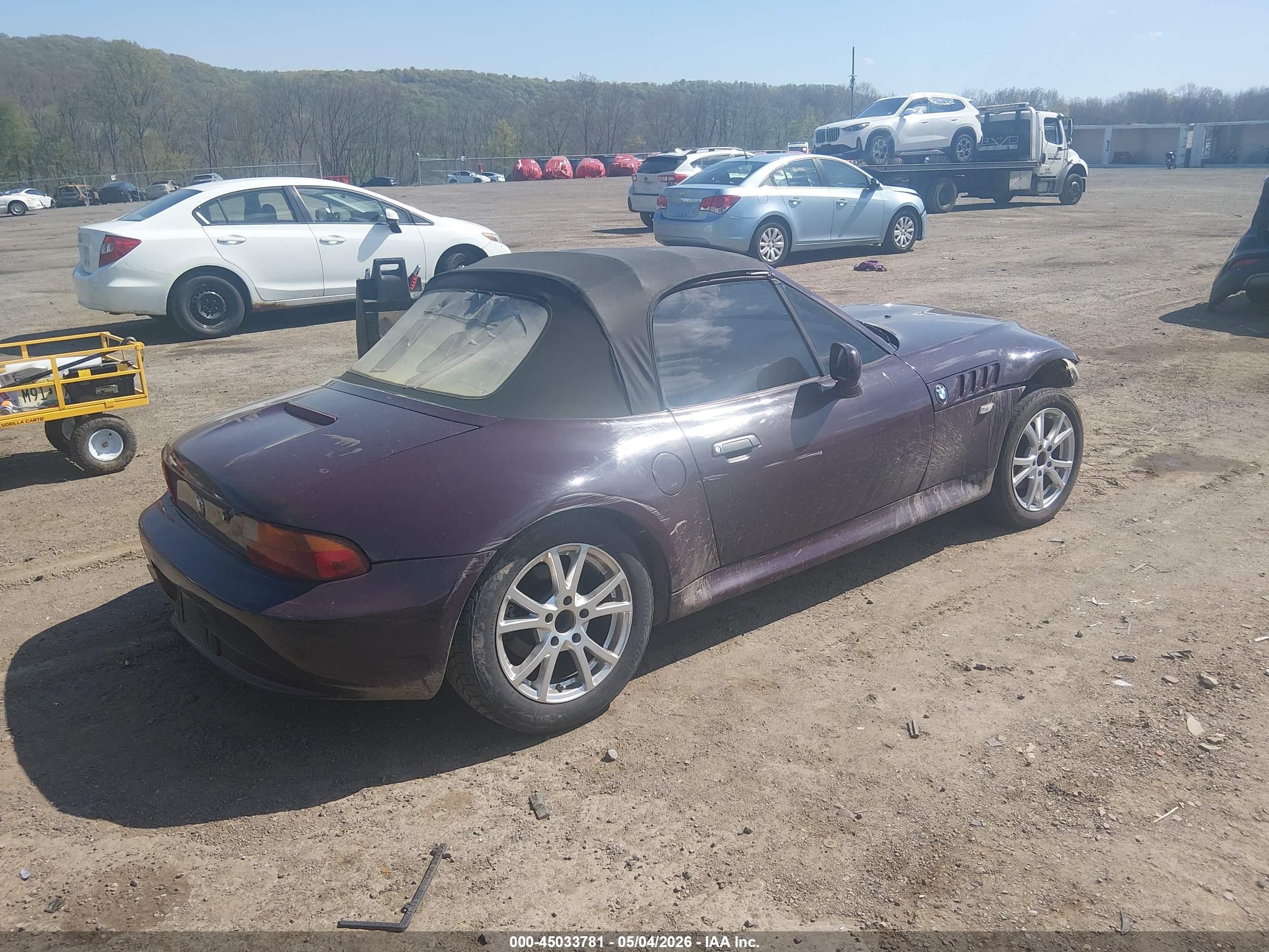 1999 Bmw Z3 2.3 Purple vin: 4USCH9330XLF80775