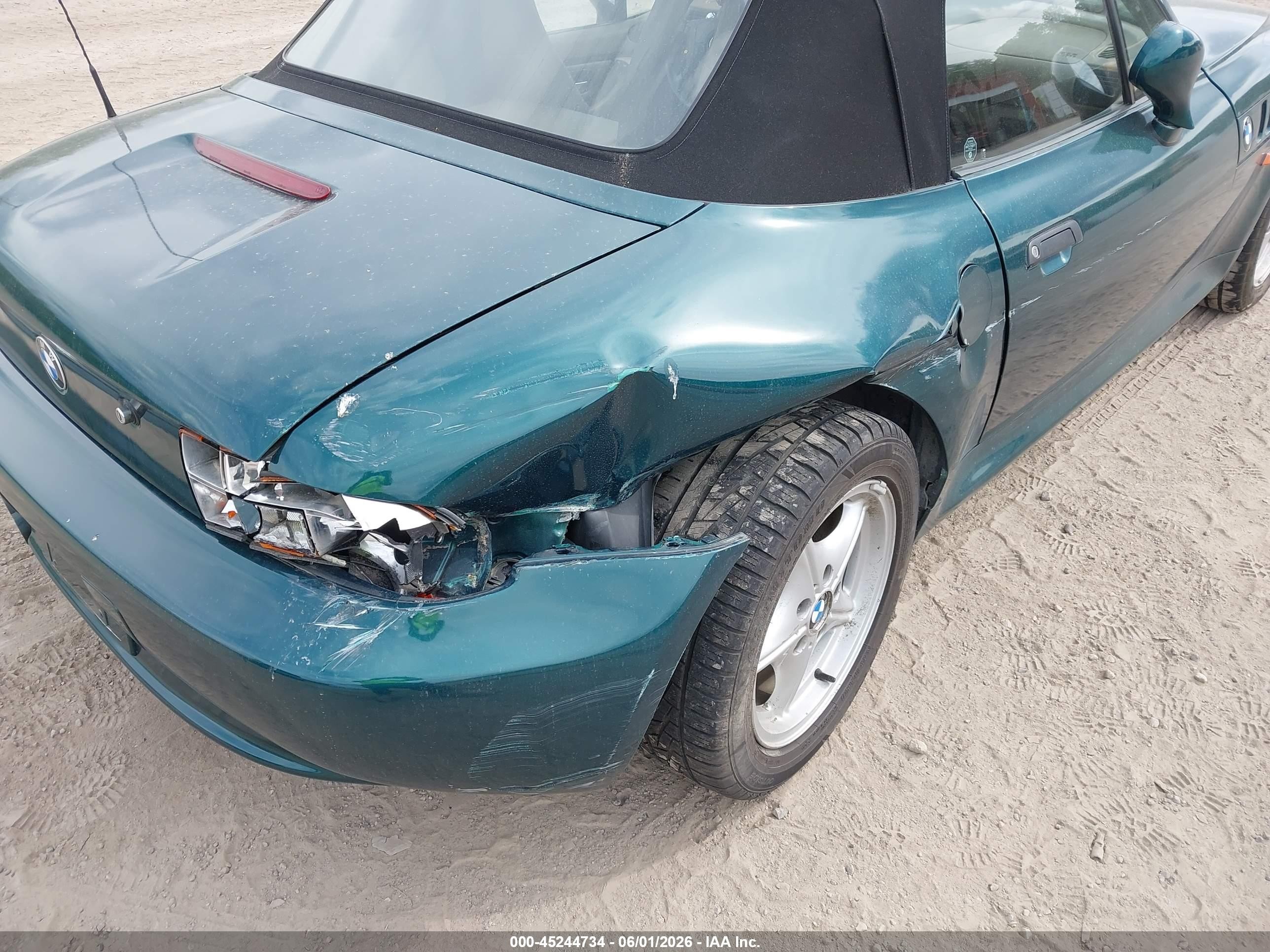 1999 Bmw Z3 2.3 Green vin: 4USCH9331XLF80400