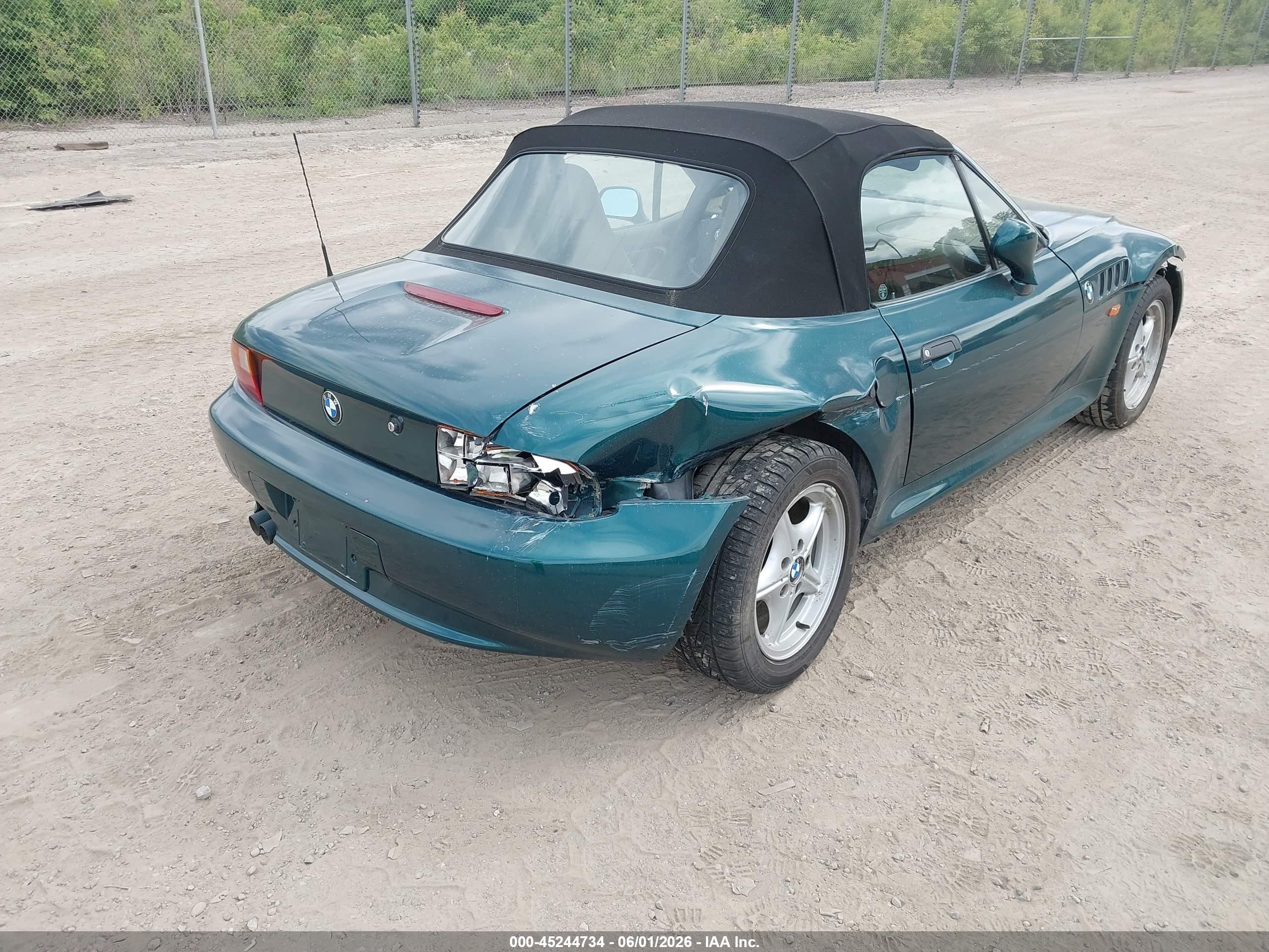 1999 Bmw Z3 2.3 Green vin: 4USCH9331XLF80400