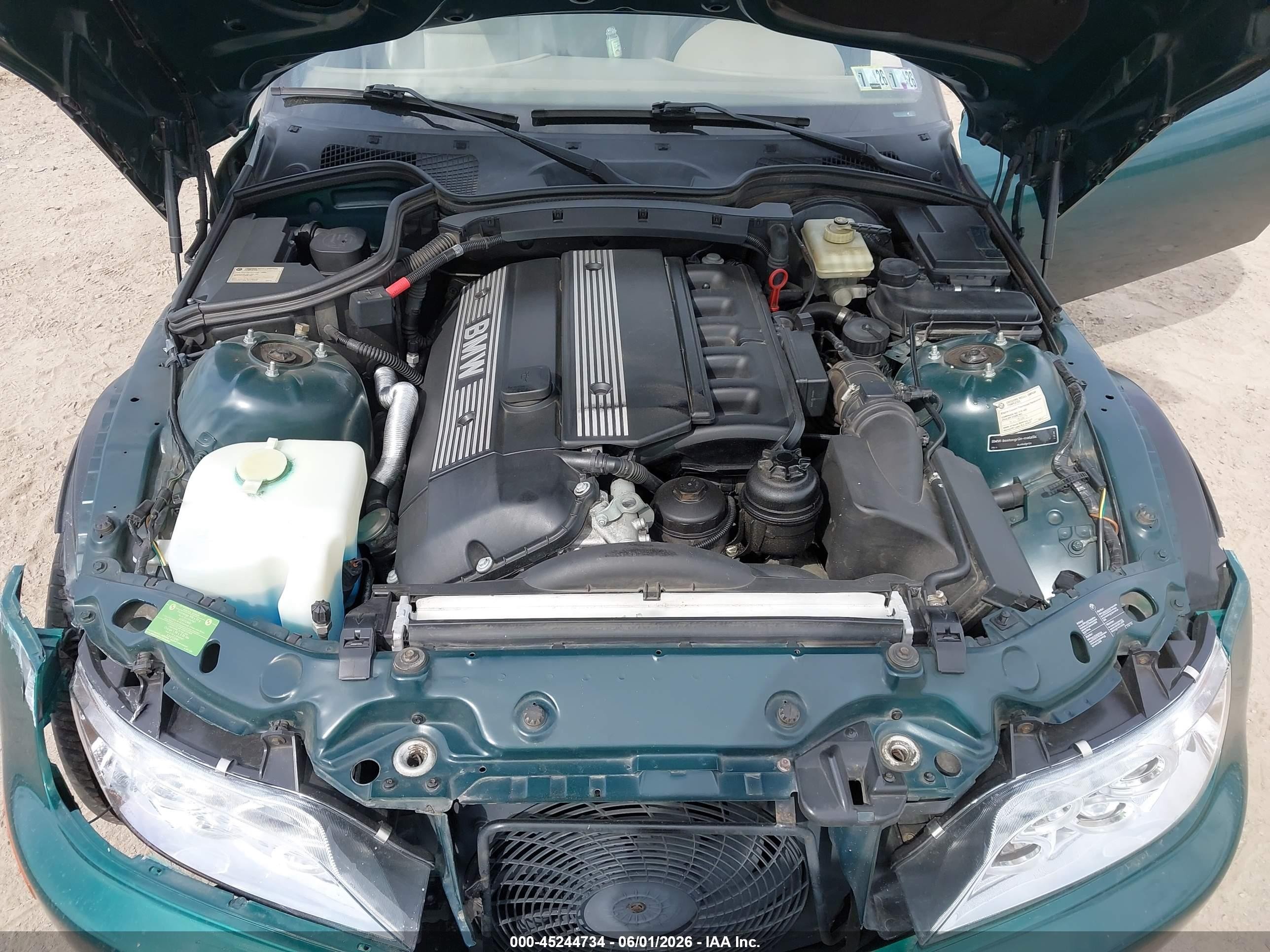 1999 Bmw Z3 2.3 Green vin: 4USCH9331XLF80400