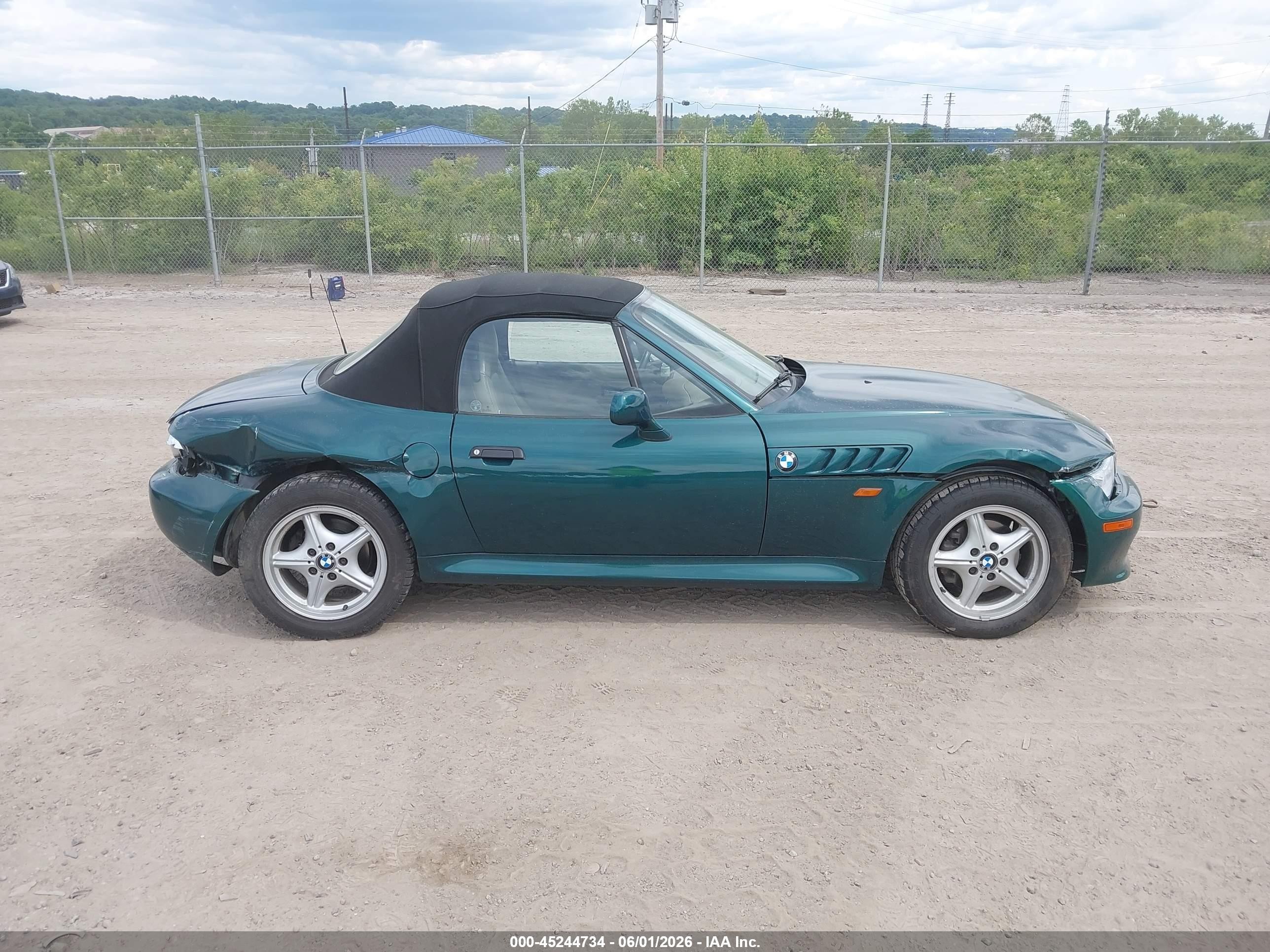1999 Bmw Z3 2.3 Green vin: 4USCH9331XLF80400