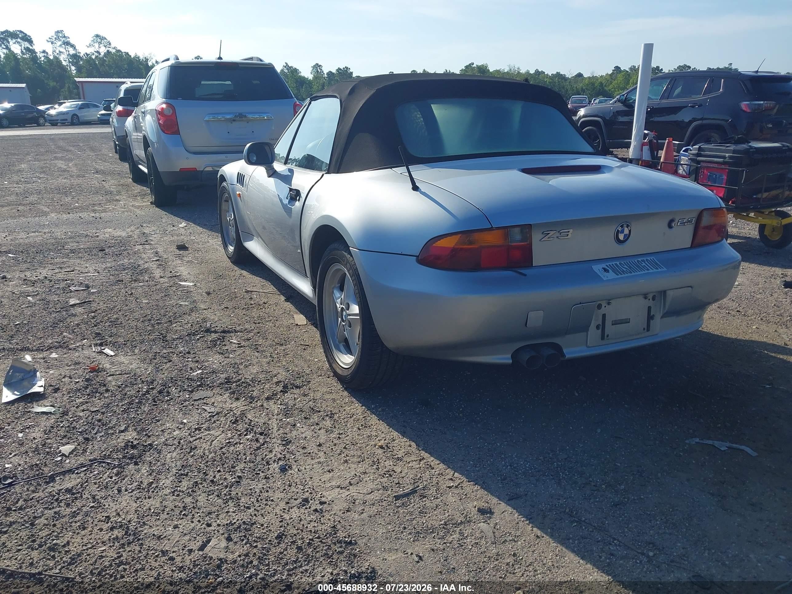 1999 Bmw Z3 2.3 Silver vin: 4USCH9339XLF82363