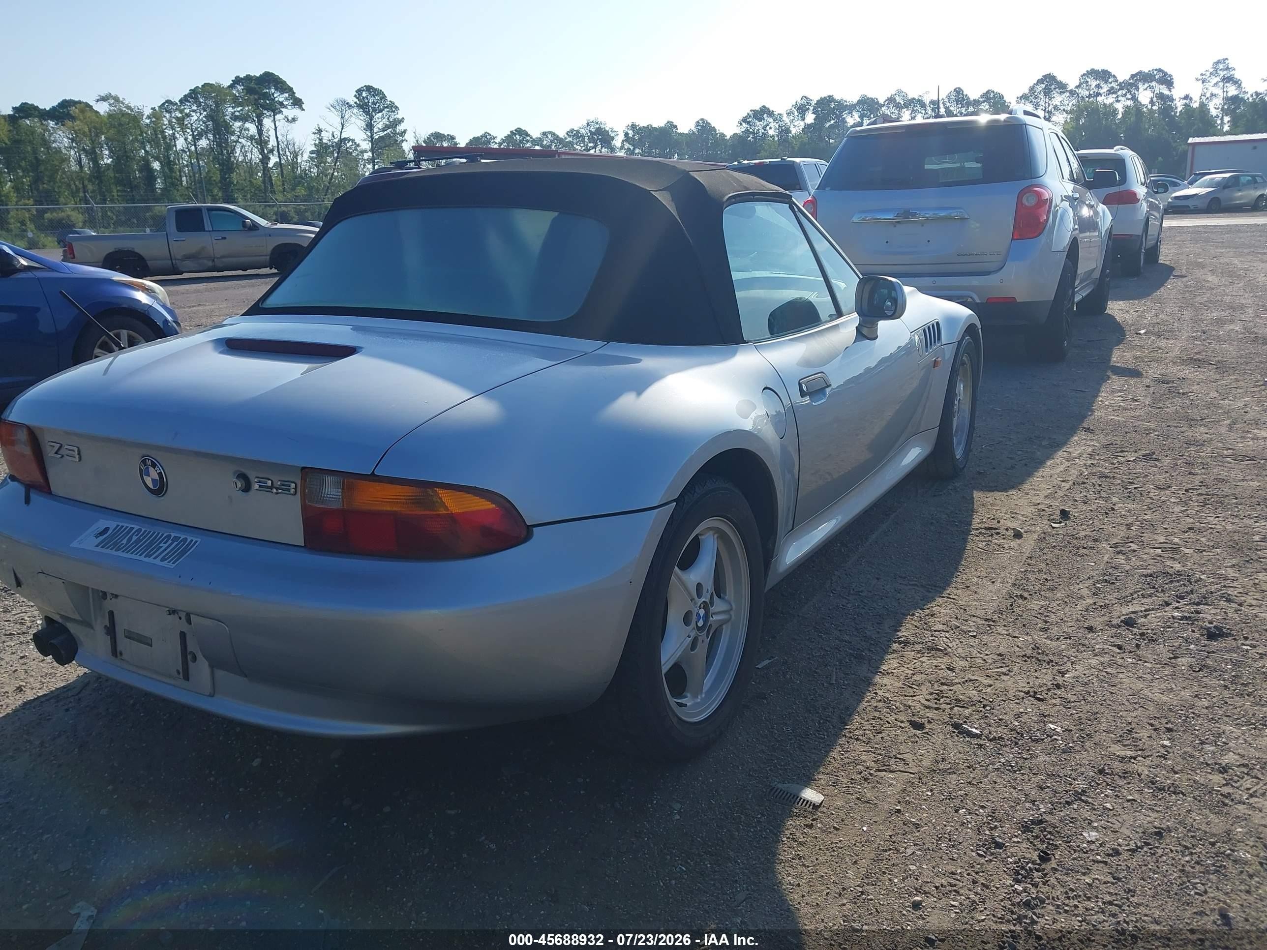 1999 Bmw Z3 2.3 Silver vin: 4USCH9339XLF82363
