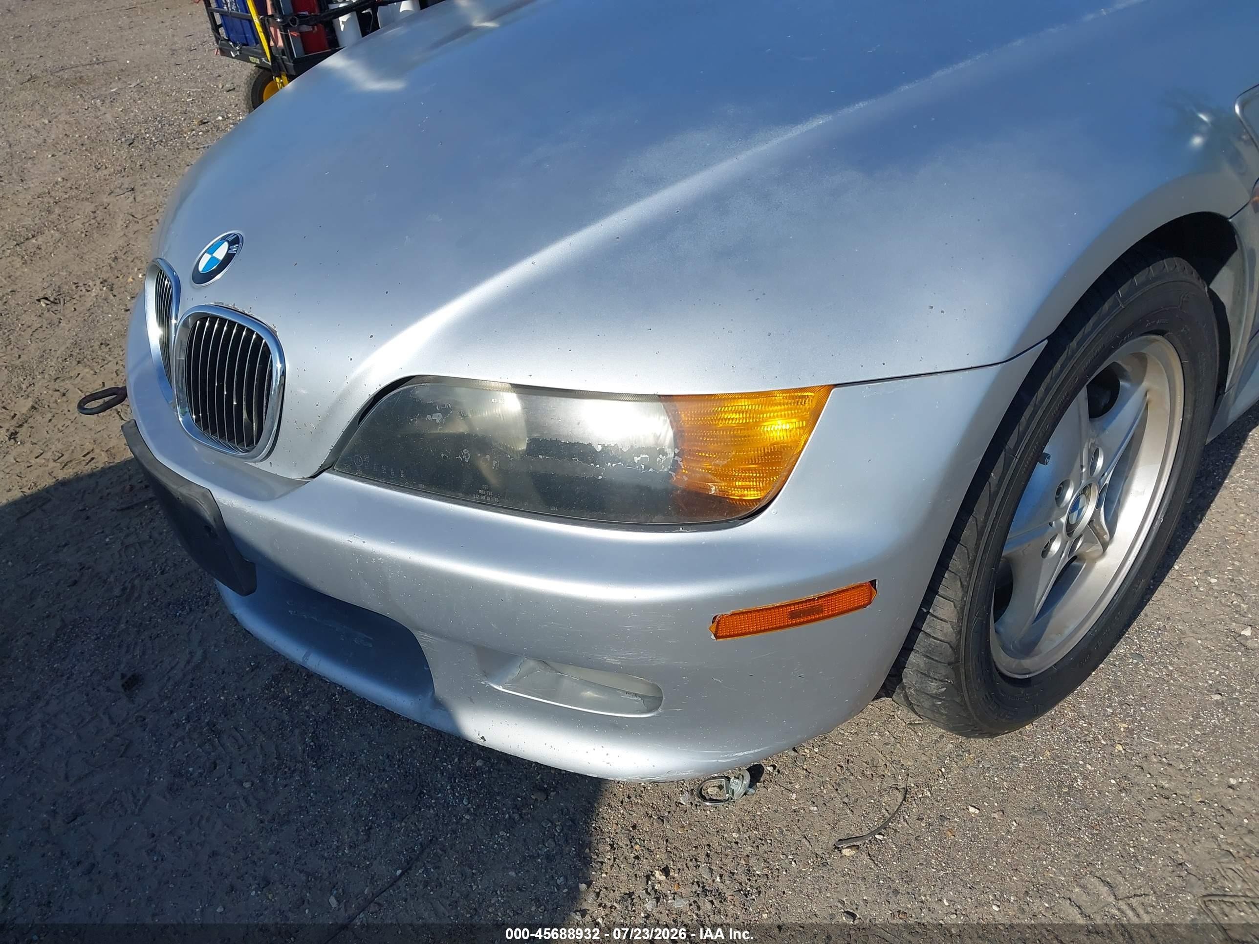 1999 Bmw Z3 2.3 Silver vin: 4USCH9339XLF82363