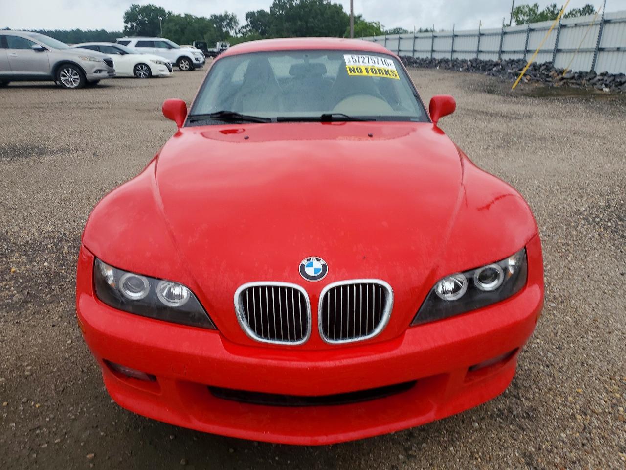 1999 Bmw Z3 2.3 Red vin: 4USCH933XXLF81030