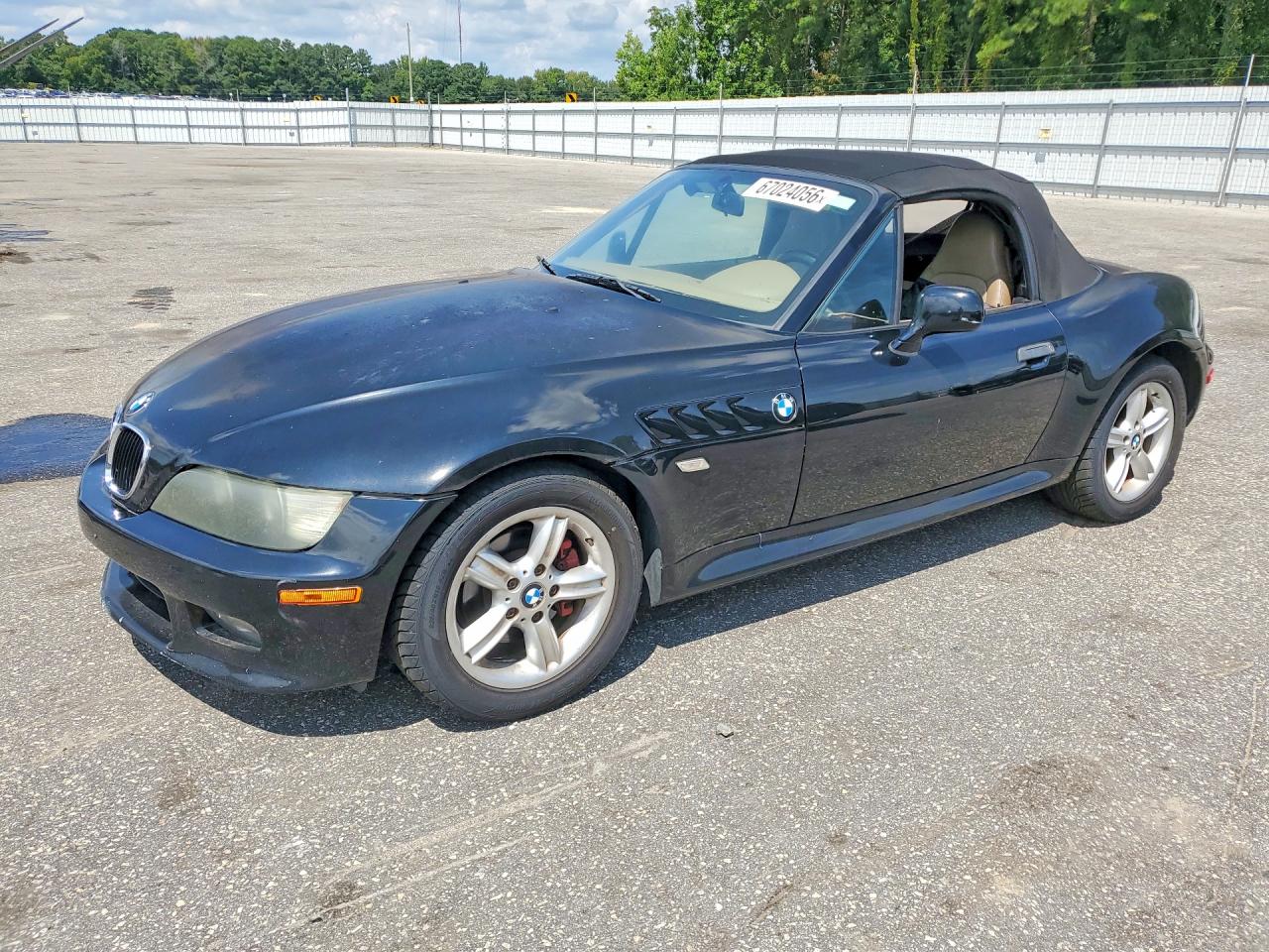 2000 Bmw Z3 2.3 Black vin: 4USCH9340YLF87722