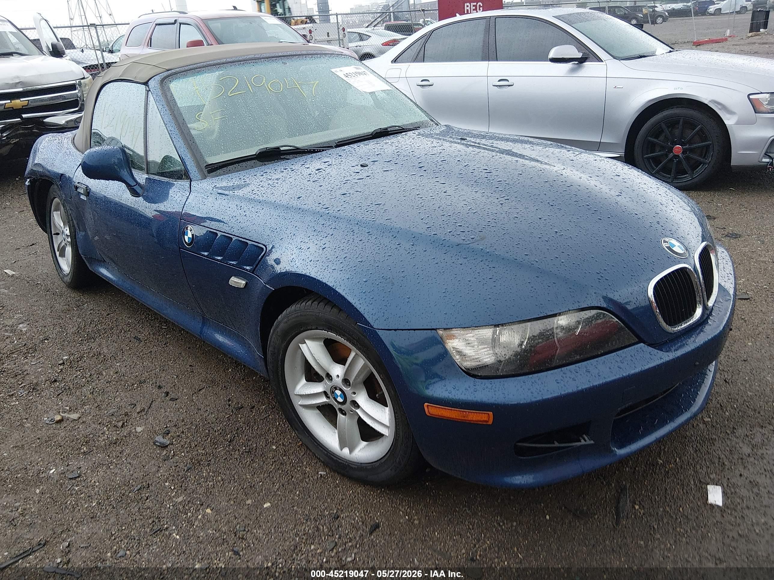 2000 Bmw Z3 2.3 Blue vin: 4USCH9341YLF83548