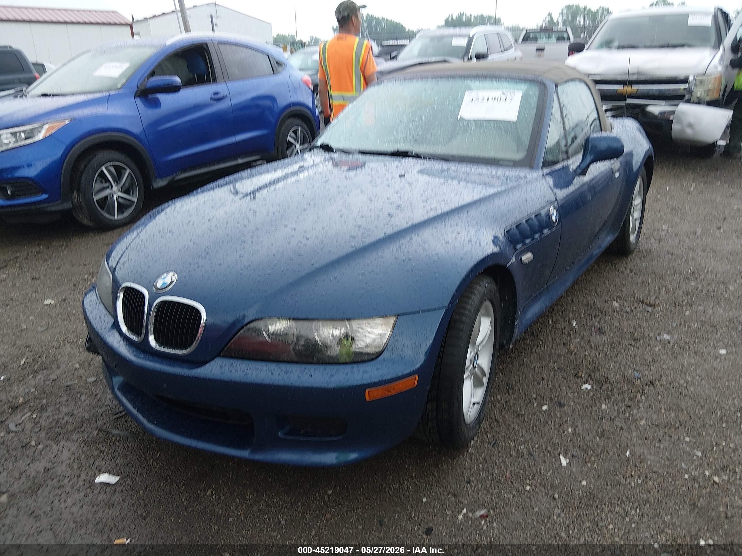 2000 Bmw Z3 2.3 Синий vin: 4USCH9341YLF83548