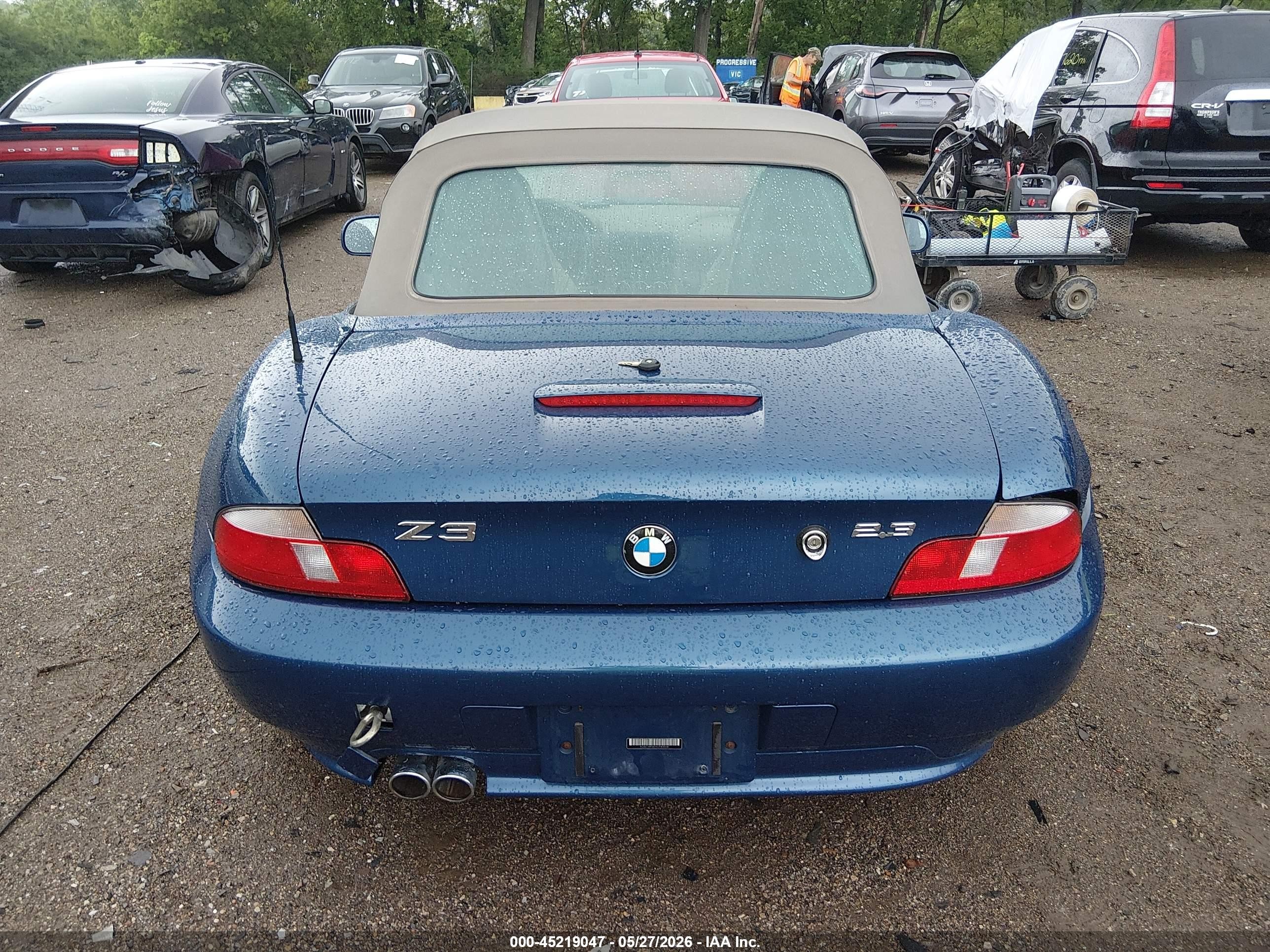 2000 Bmw Z3 2.3 Синий vin: 4USCH9341YLF83548