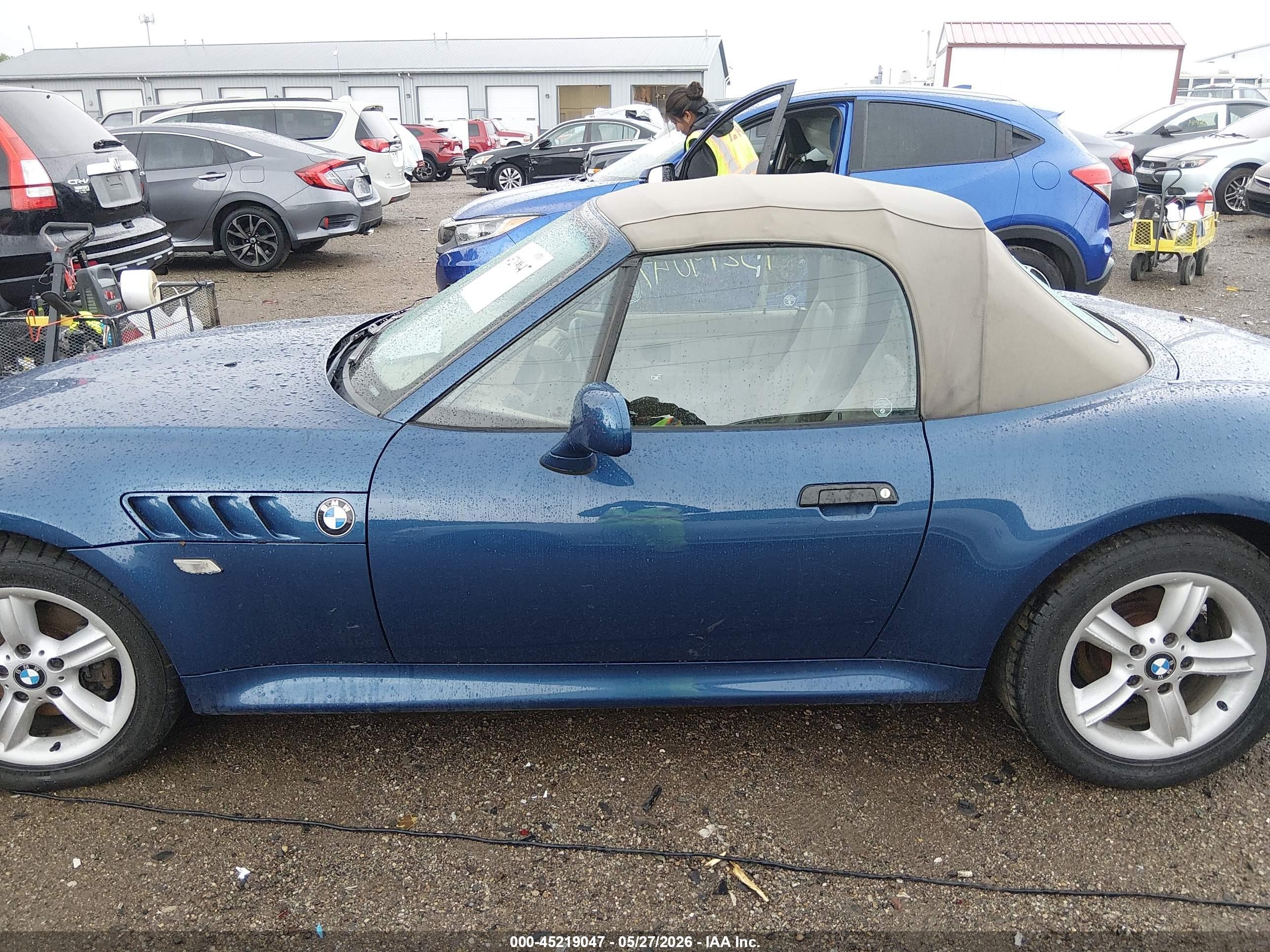 2000 Bmw Z3 2.3 Синий vin: 4USCH9341YLF83548
